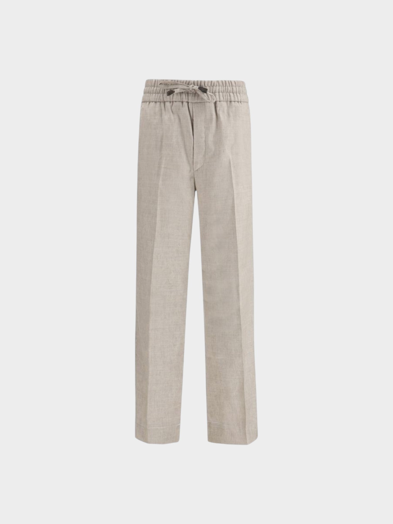 Brioni Gray Linen Casual Pants