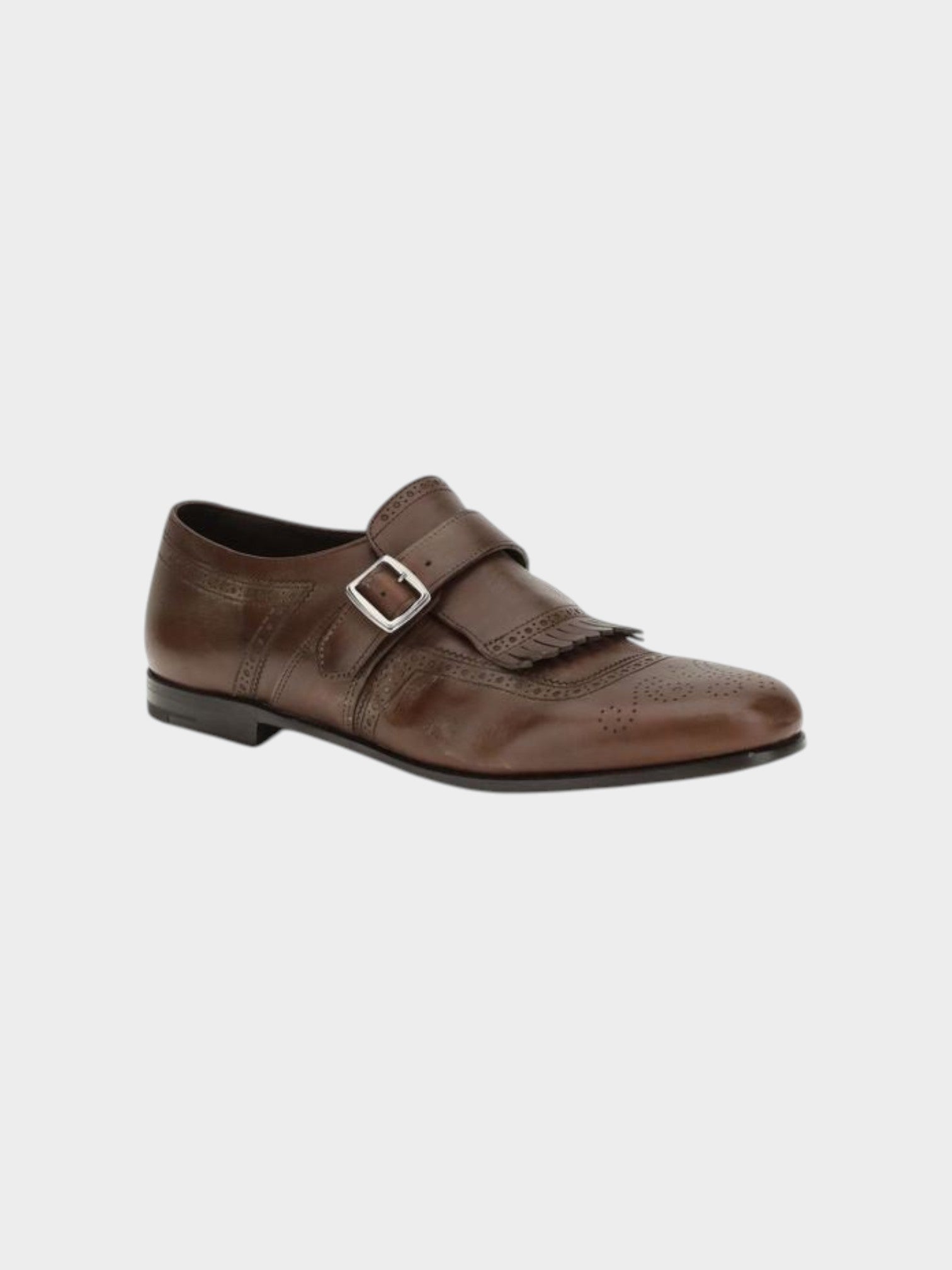 Church's Brown Calf Leather Bos Taurus Slip-On Loafers-thumbmail-2