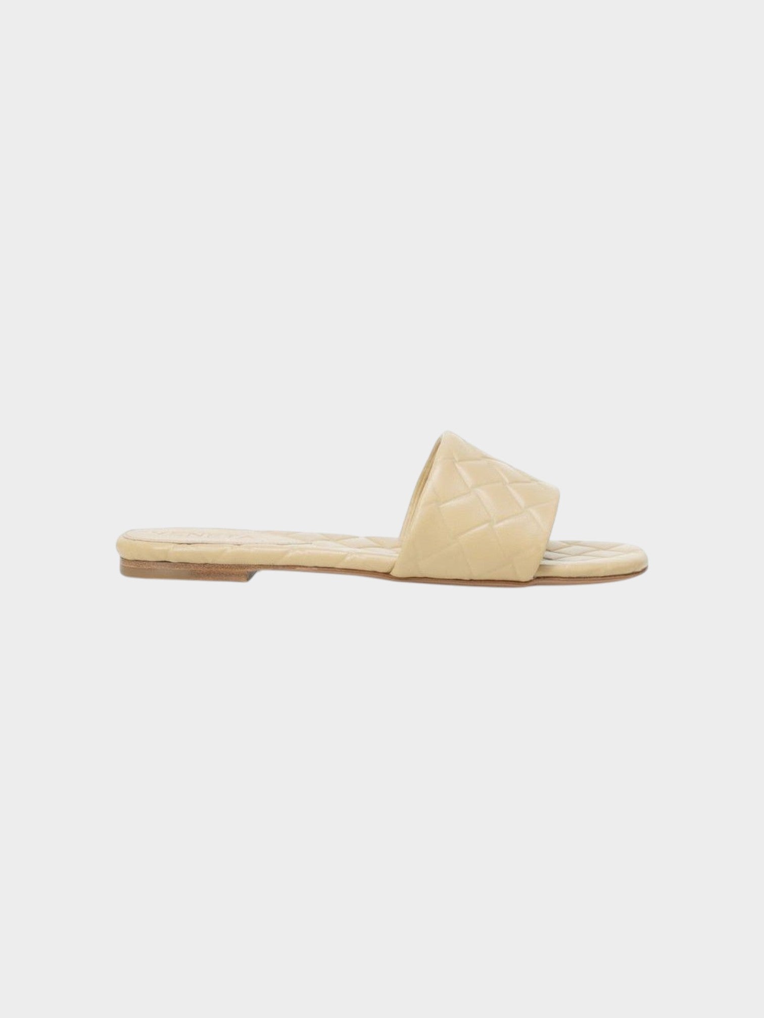 Bottega Veneta Beige Lamb Leather Sandals