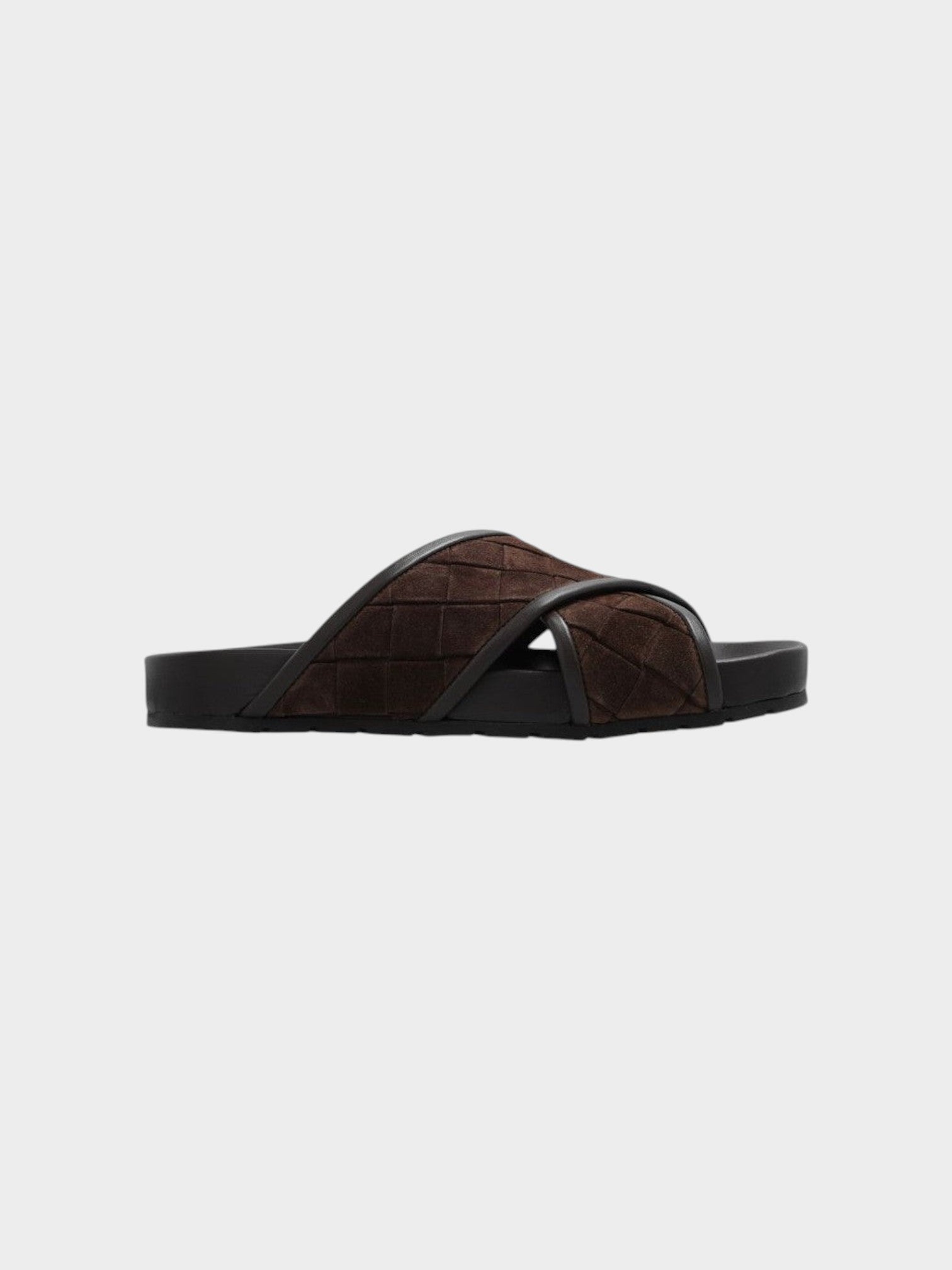 Bottega Veneta Brown Lamb Leather Sandals