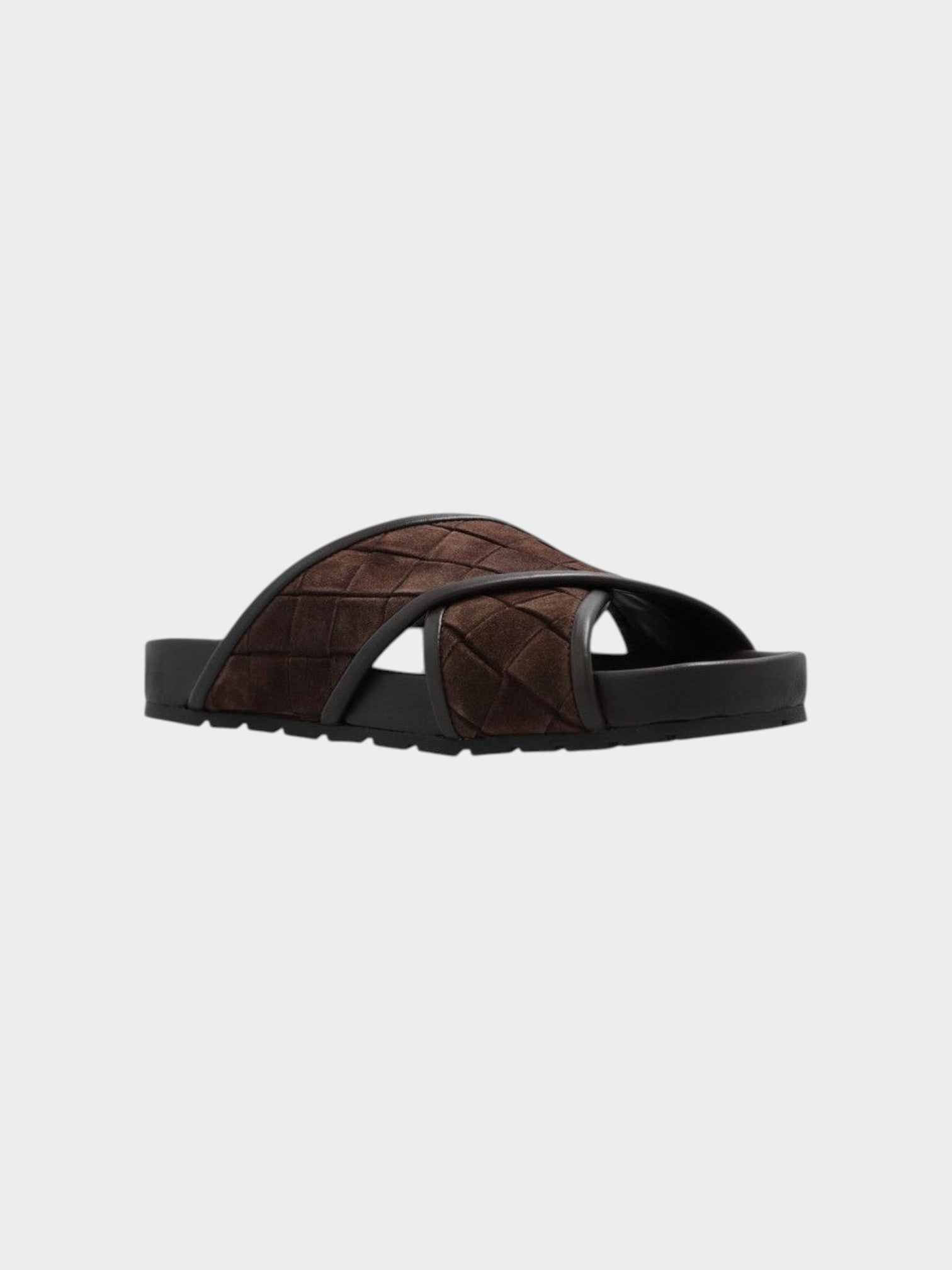 Bottega Veneta Brown Lamb Leather Sandals-thumbmail-2
