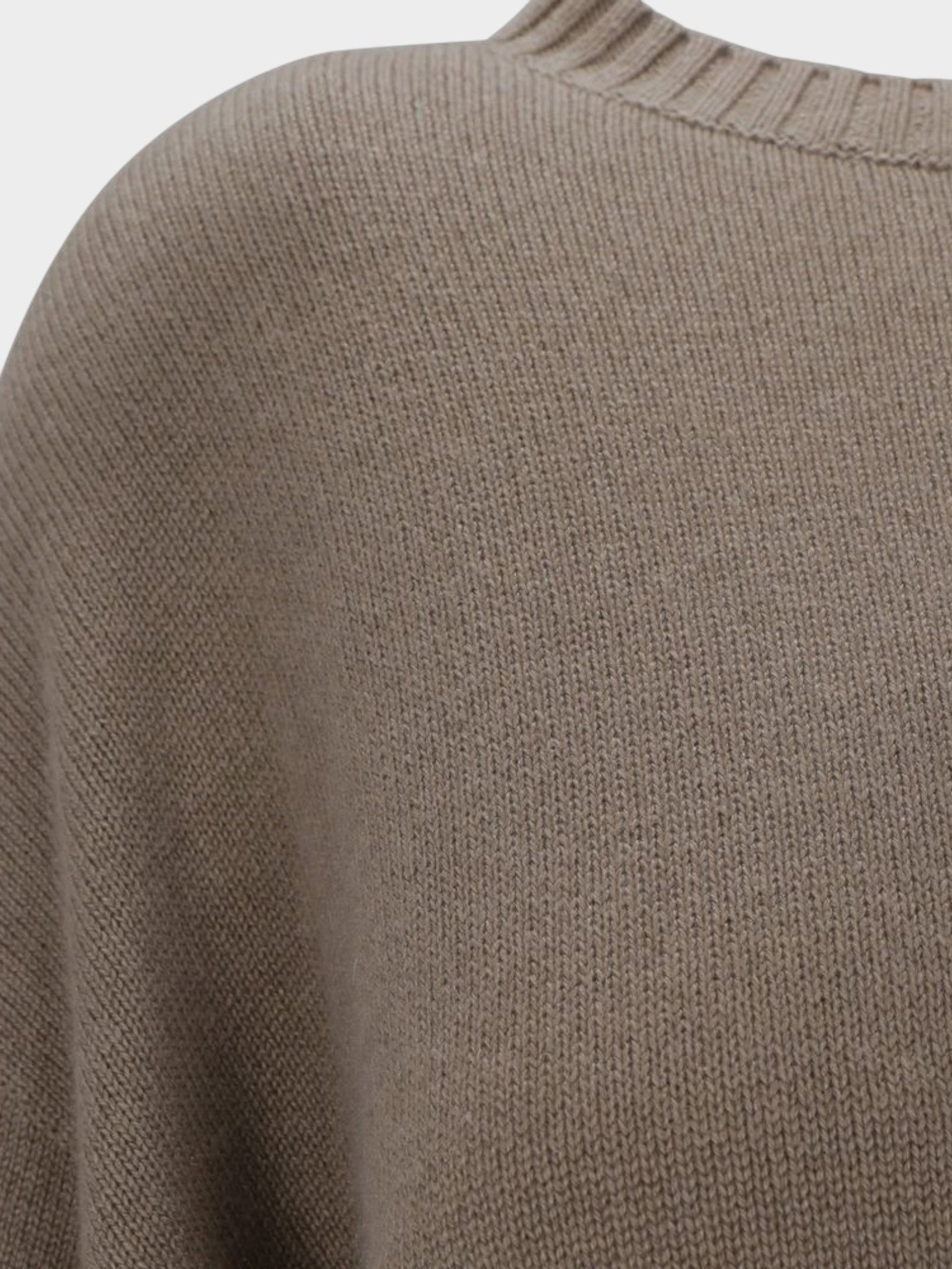 Brunello Cucinelli Beige Cashmere Sweater-thumbmail-3