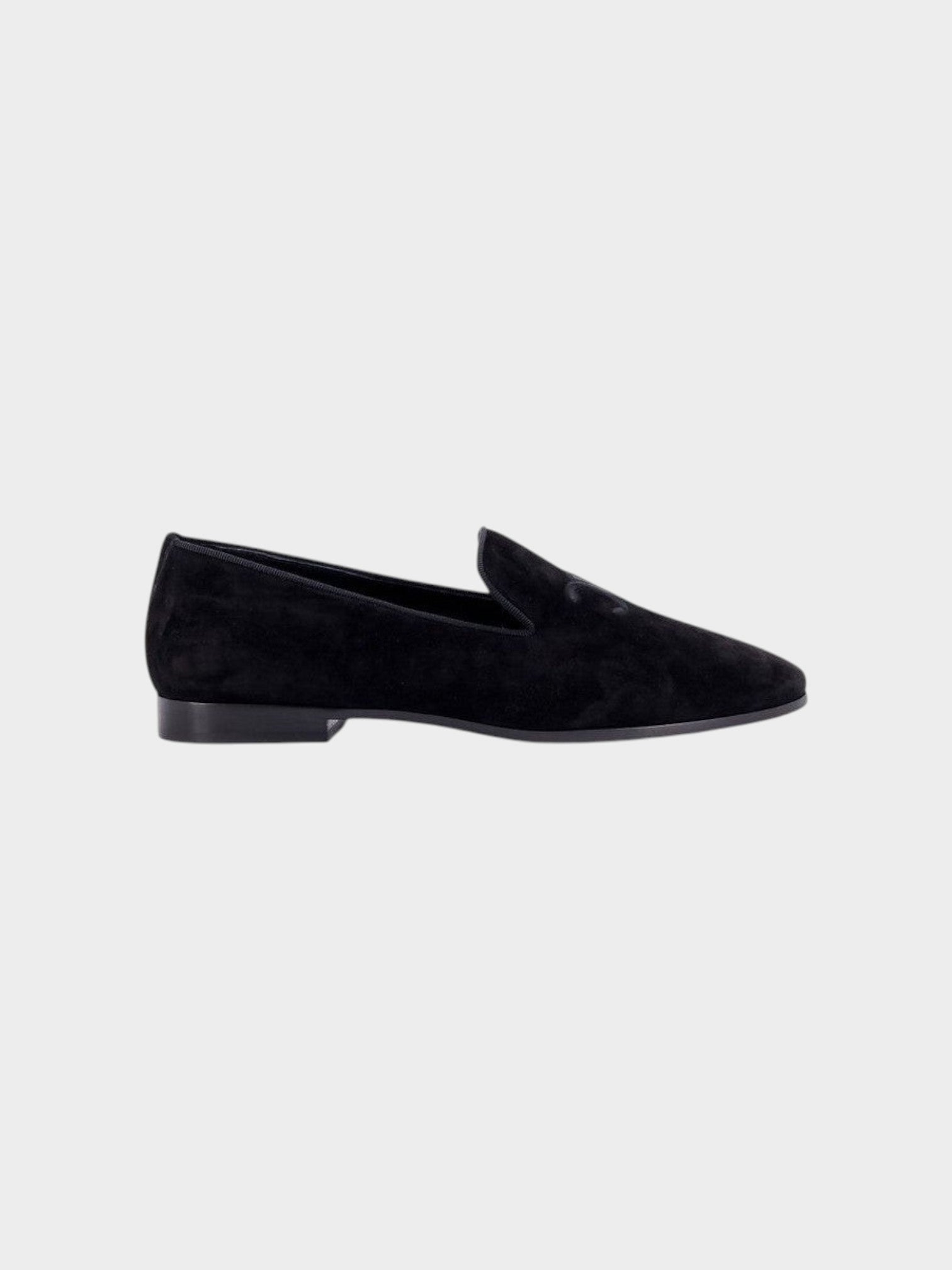 Celine Black Calfskin Slip-On Loafers
