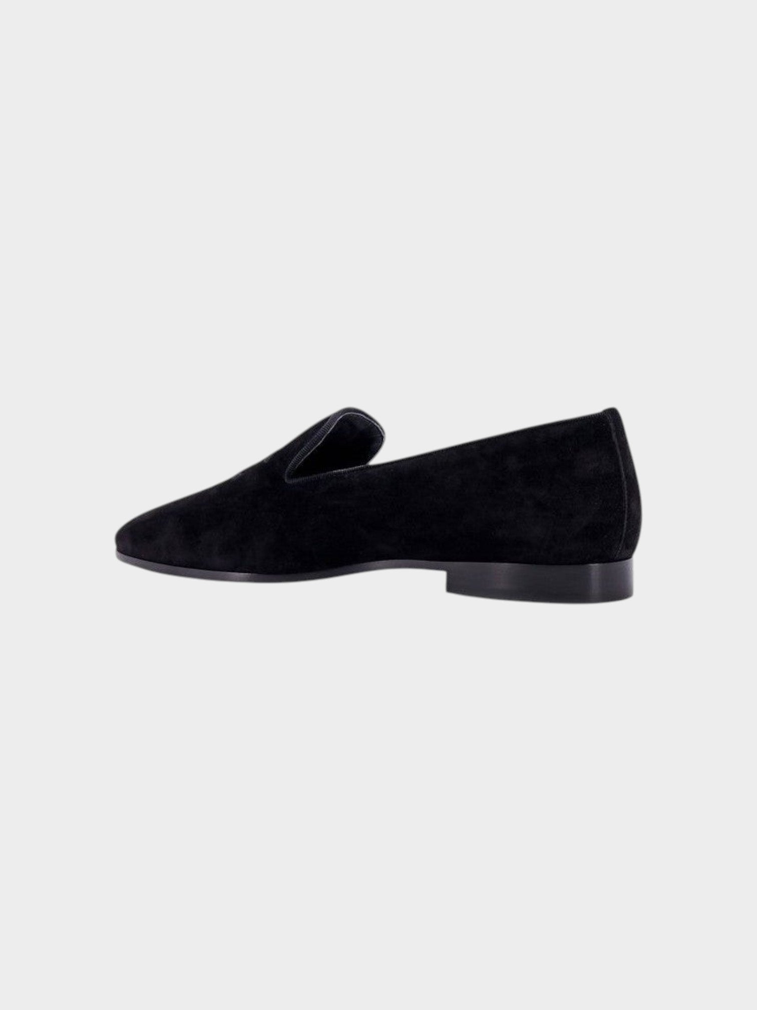 Celine Black Calfskin Slip-On Loafers-thumbmail-3