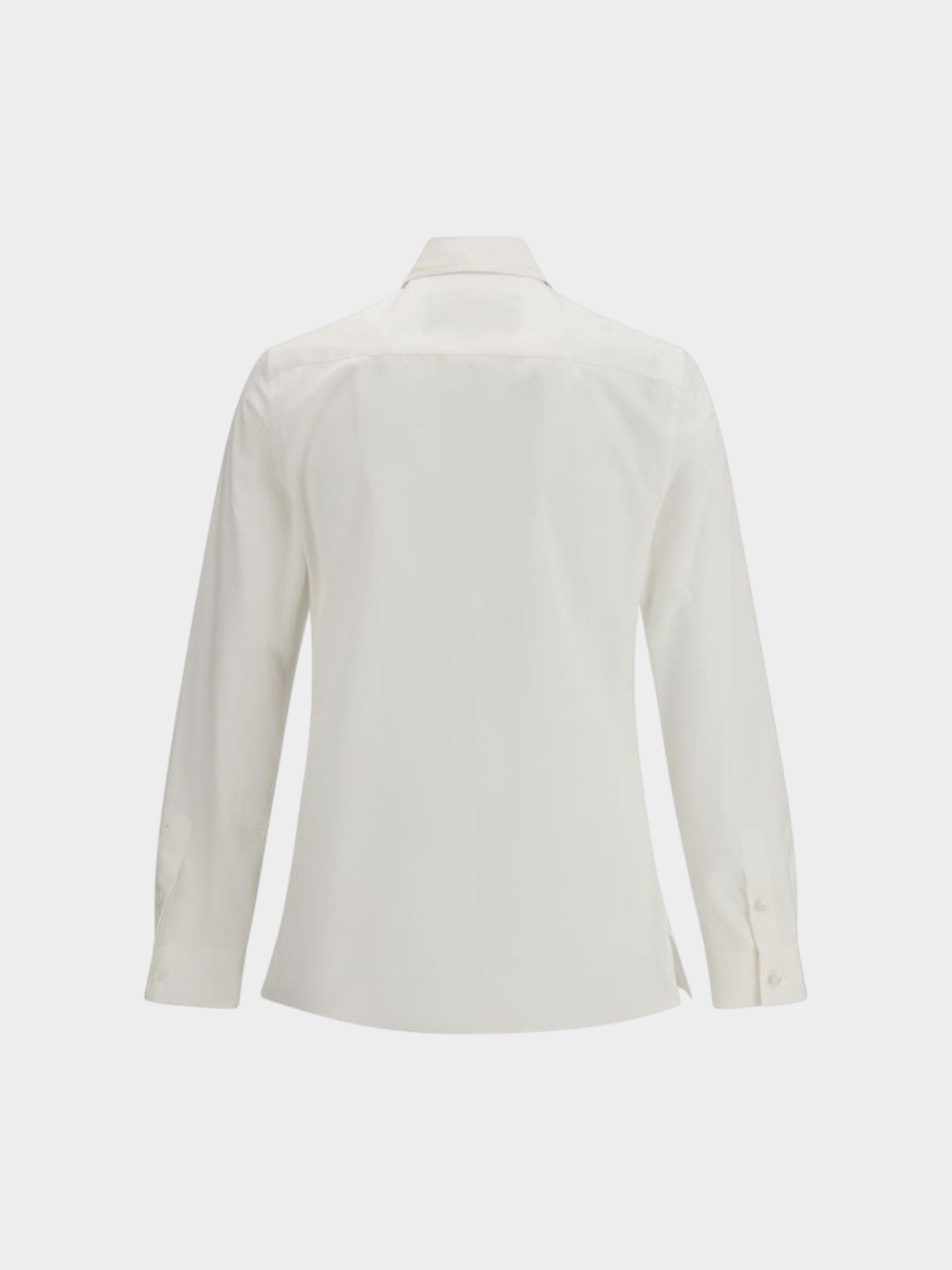 Valentino White Cotton Dress Shirt-thumbmail-2