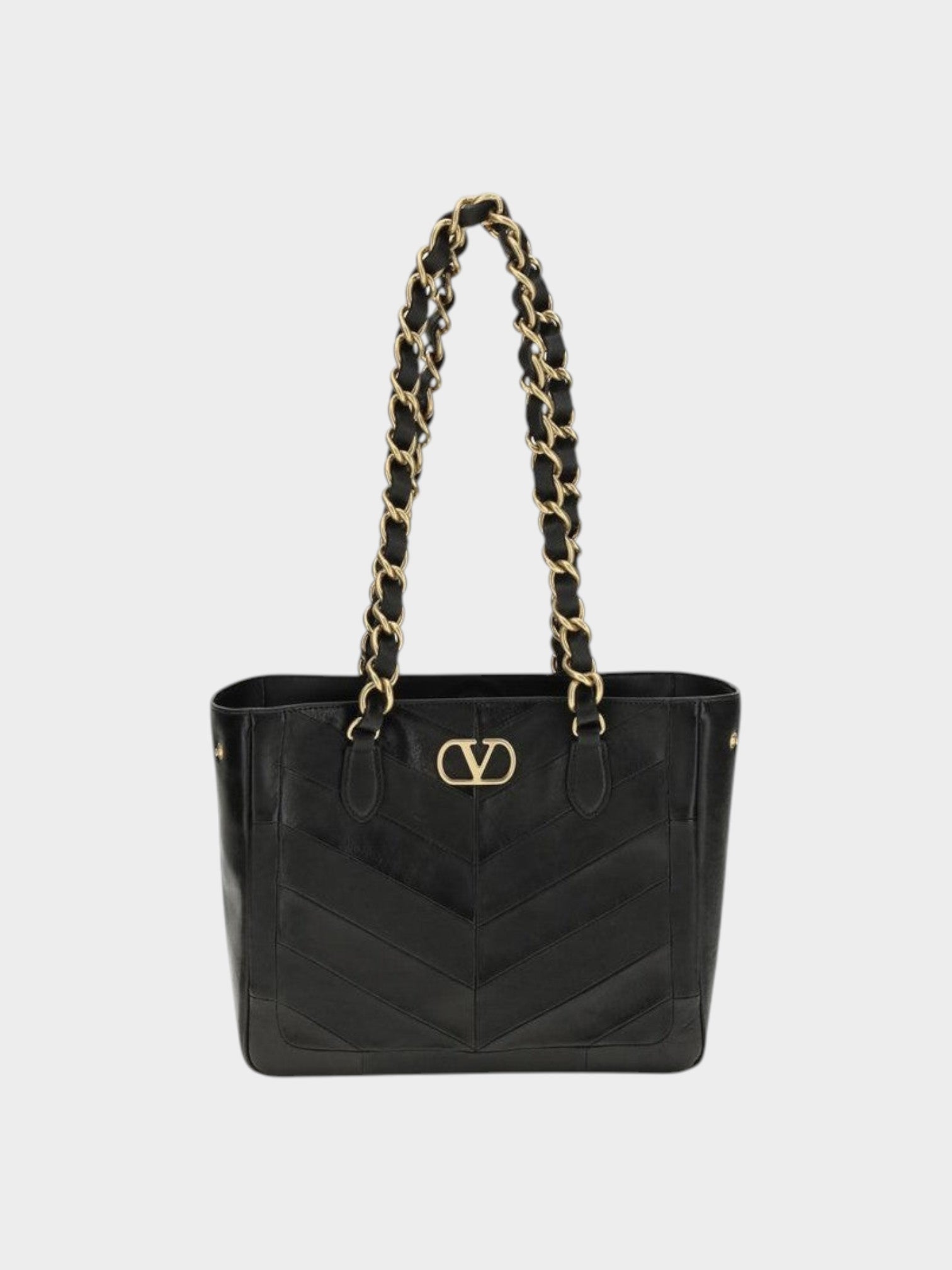 Valentino Garavani Black Lamb Ovis Aries Aries Shoulder Bag