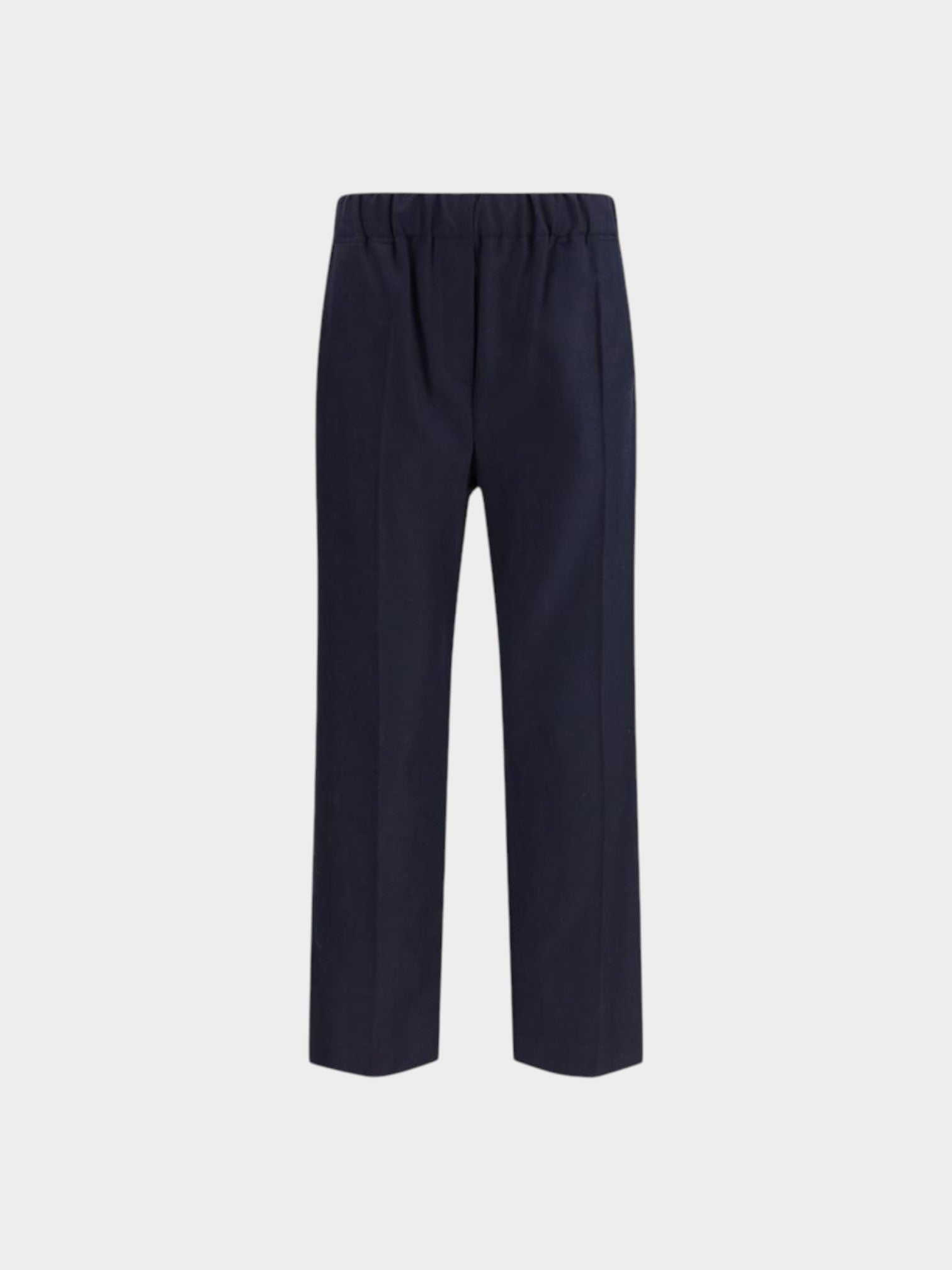 Max Mara Blue Wool Casual Pants