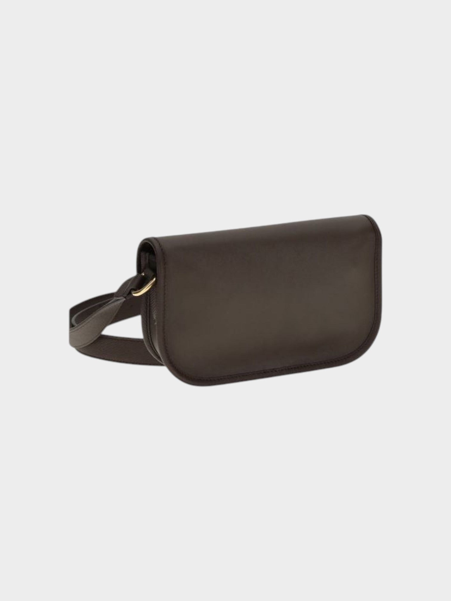 Valentino Garavani Brown Calf Leather Bos Taurus Shoulder Bag-thumbmail-3