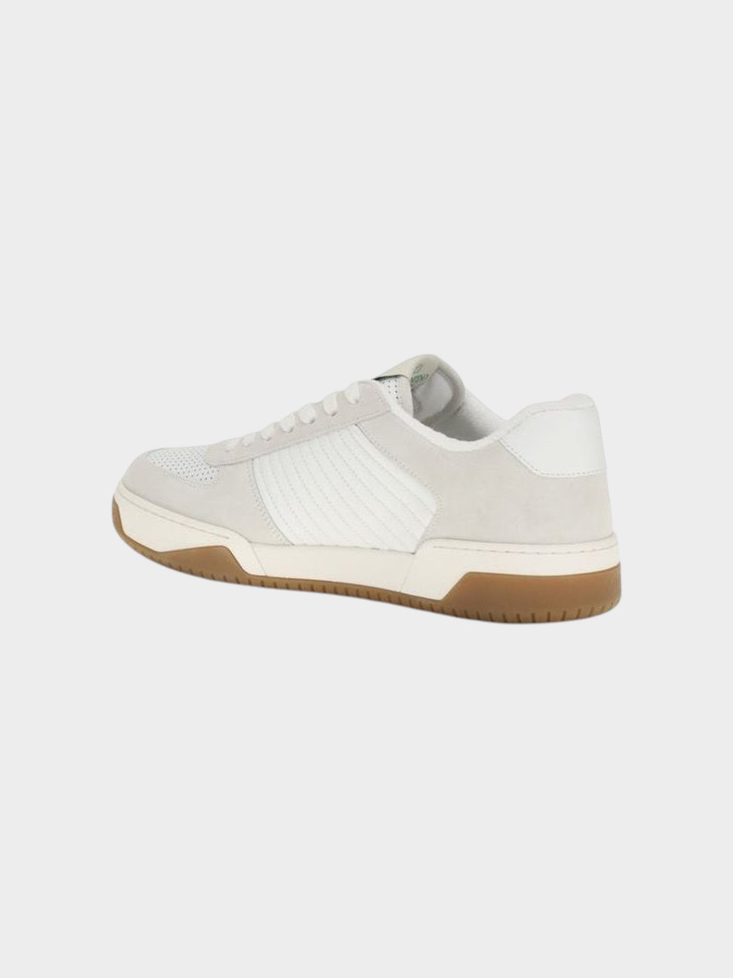 Valentino Garavani White Calf Leather Bos Taurus Athletic Sneakers-thumbmail-3