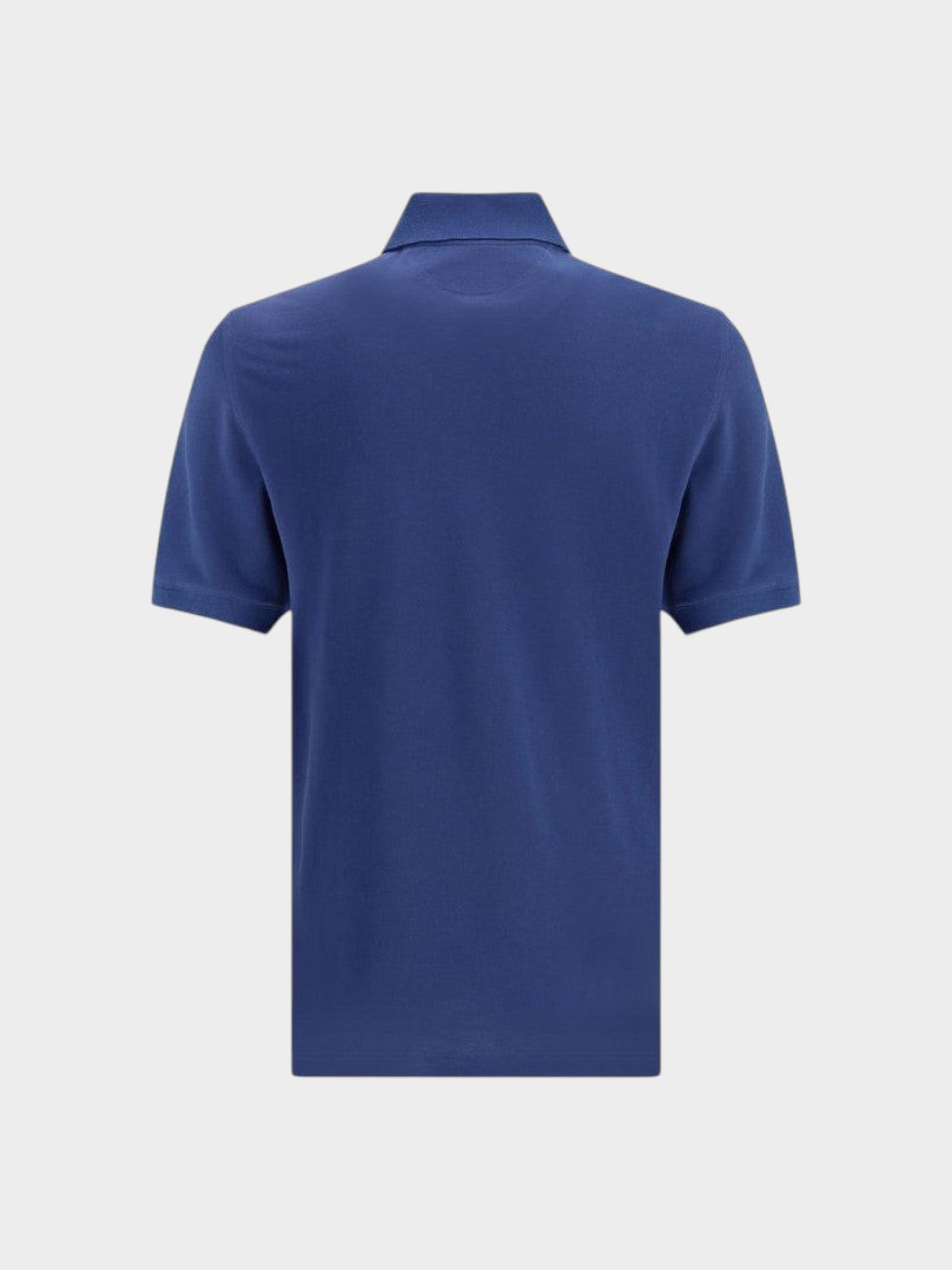 Brunello Cucinelli Blue Cotton Polo Shirt-thumbmail-2