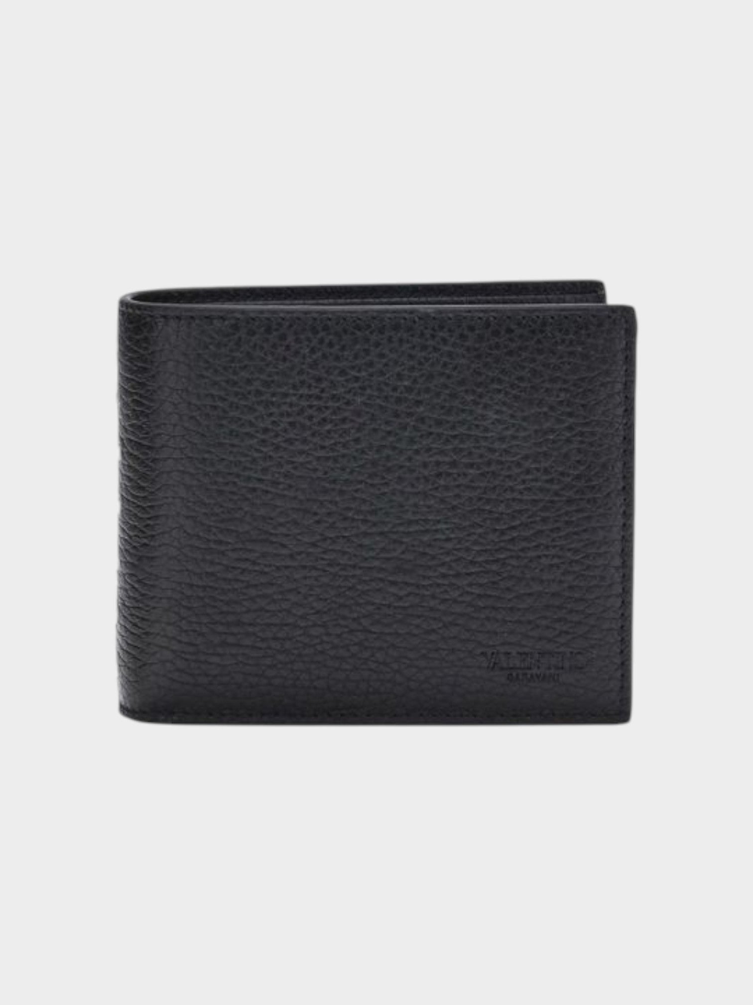 Valentino Garavani Black Leather Wallet