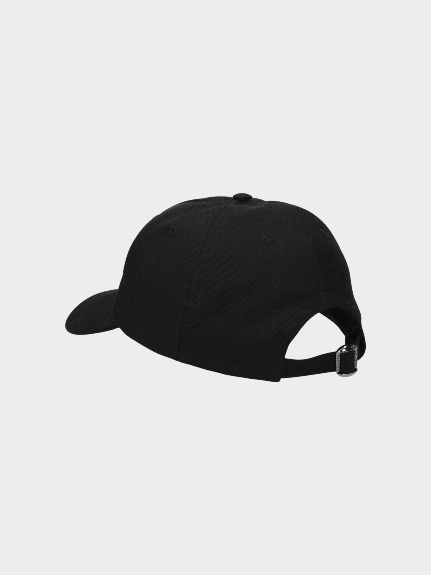 Valentino Garavani Black Cotton Cap (Baseball Hat)-thumbmail-2