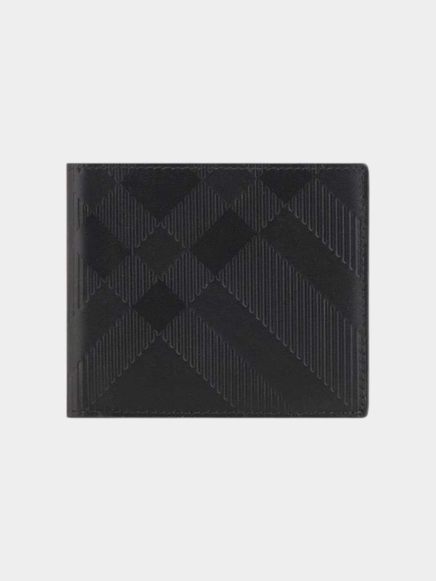 Burberry Black Calf Leather Bos Taurus Wallet