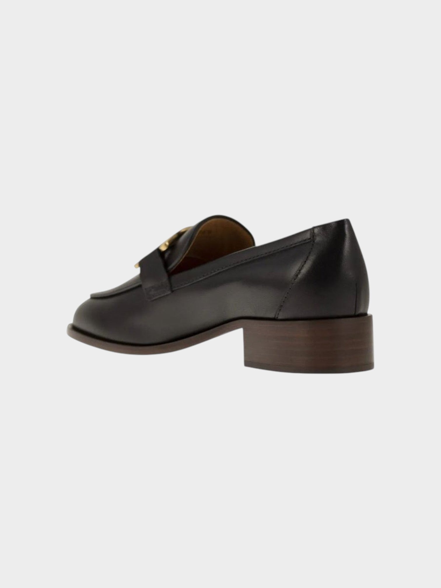 Tod's Black Calfskin Slip-On Loafers-thumbmail-3