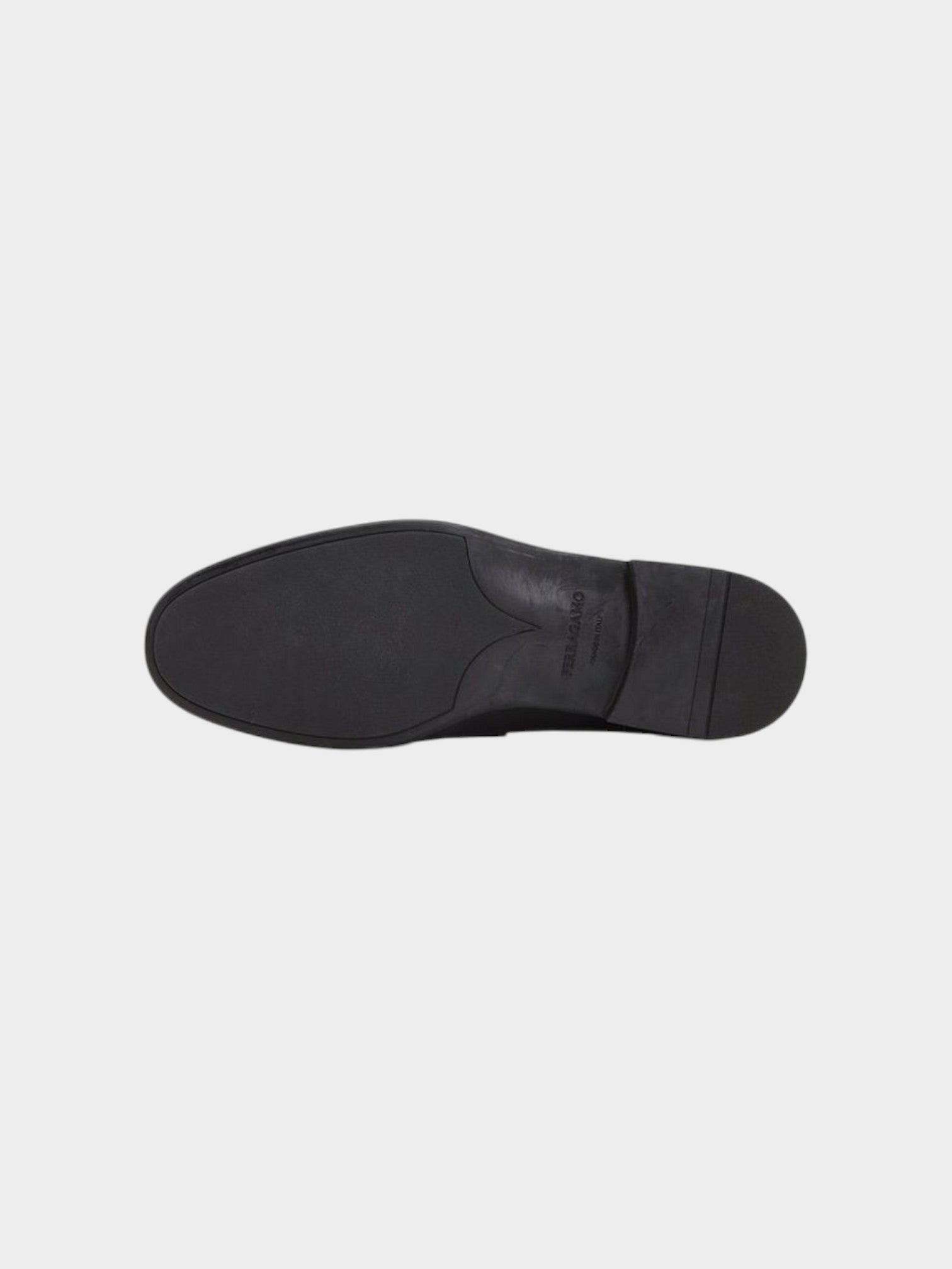 Salvatore Ferragamo Black Calfskin Slip-On Loafers-thumbmail-4