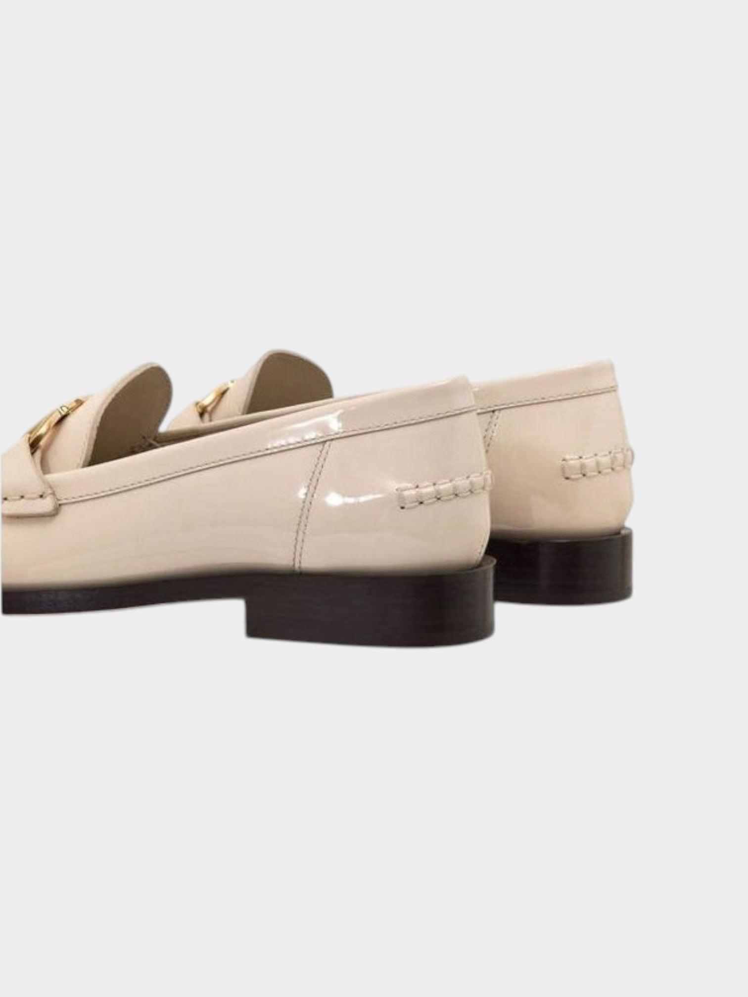 Salvatore Ferragamo White Calfskin Slip-On Loafers-thumbmail-4