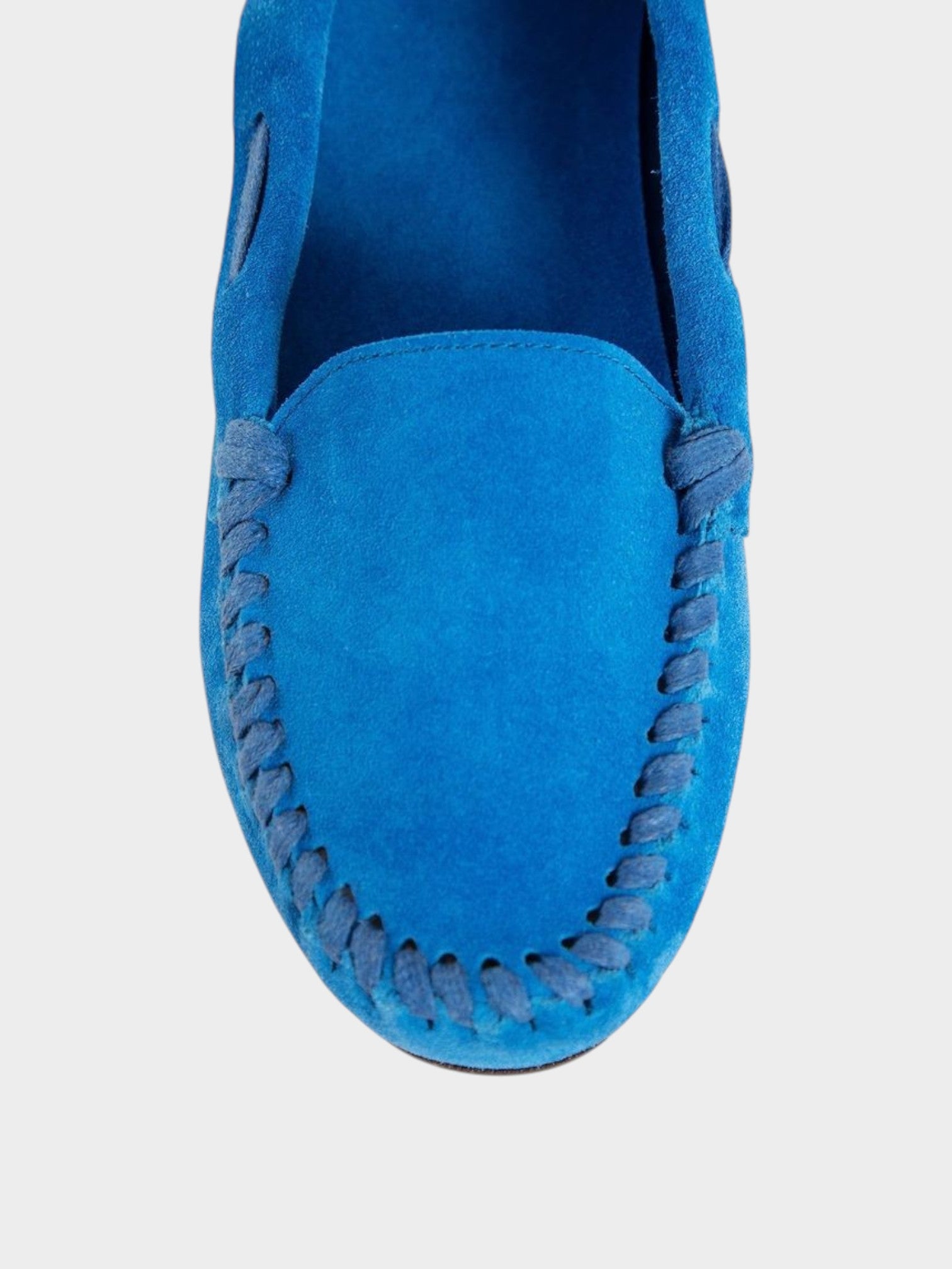 The Row Blue Calfskin Slip-On Loafers-thumbmail-4