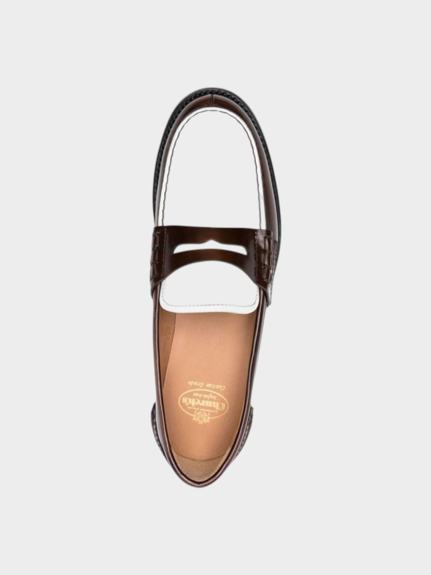 Church's Brown Calfskin Slip-On Loafers-thumbmail-4