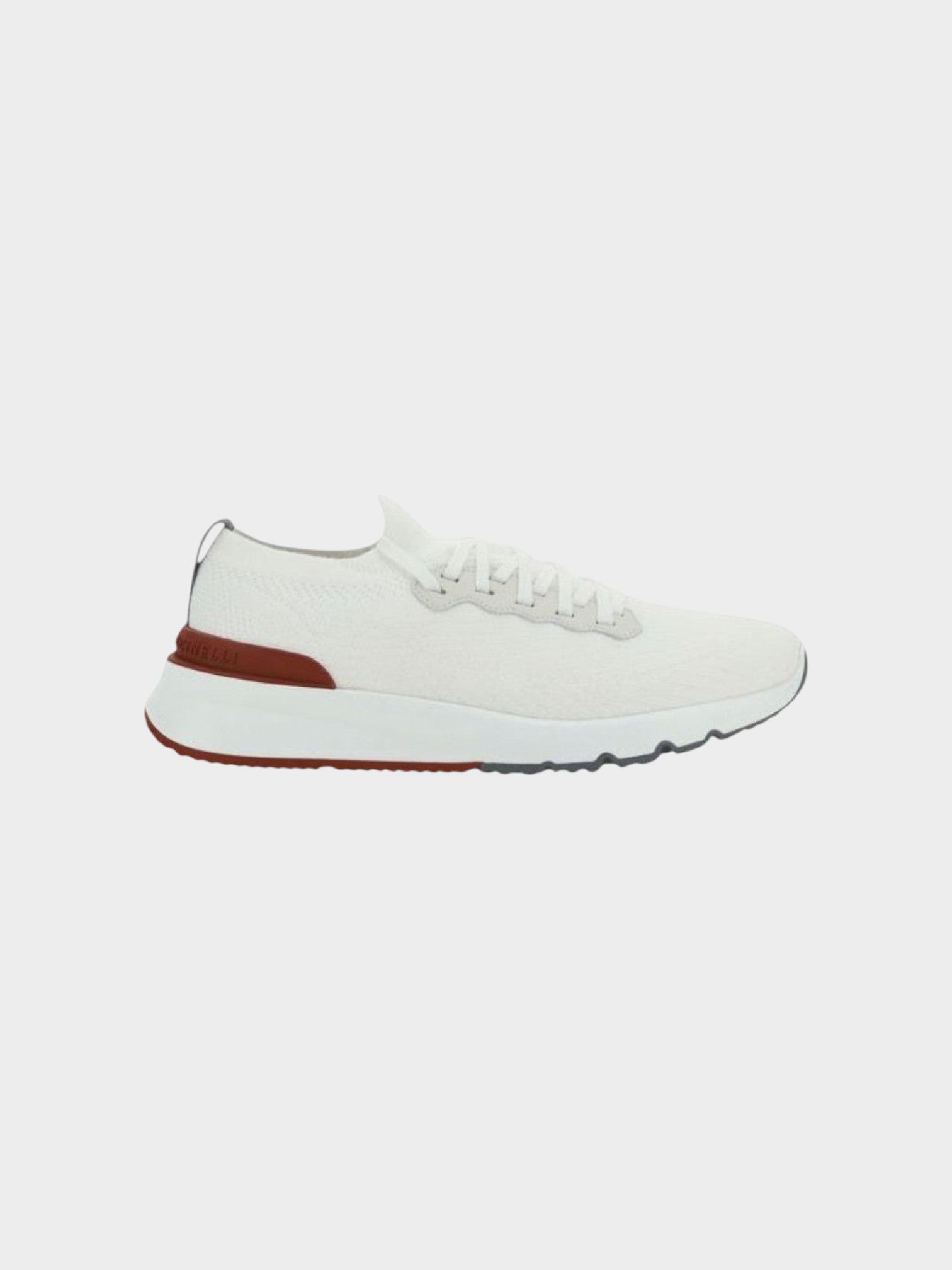 Brunello Cucinelli White Cotton Low Top Sneakers