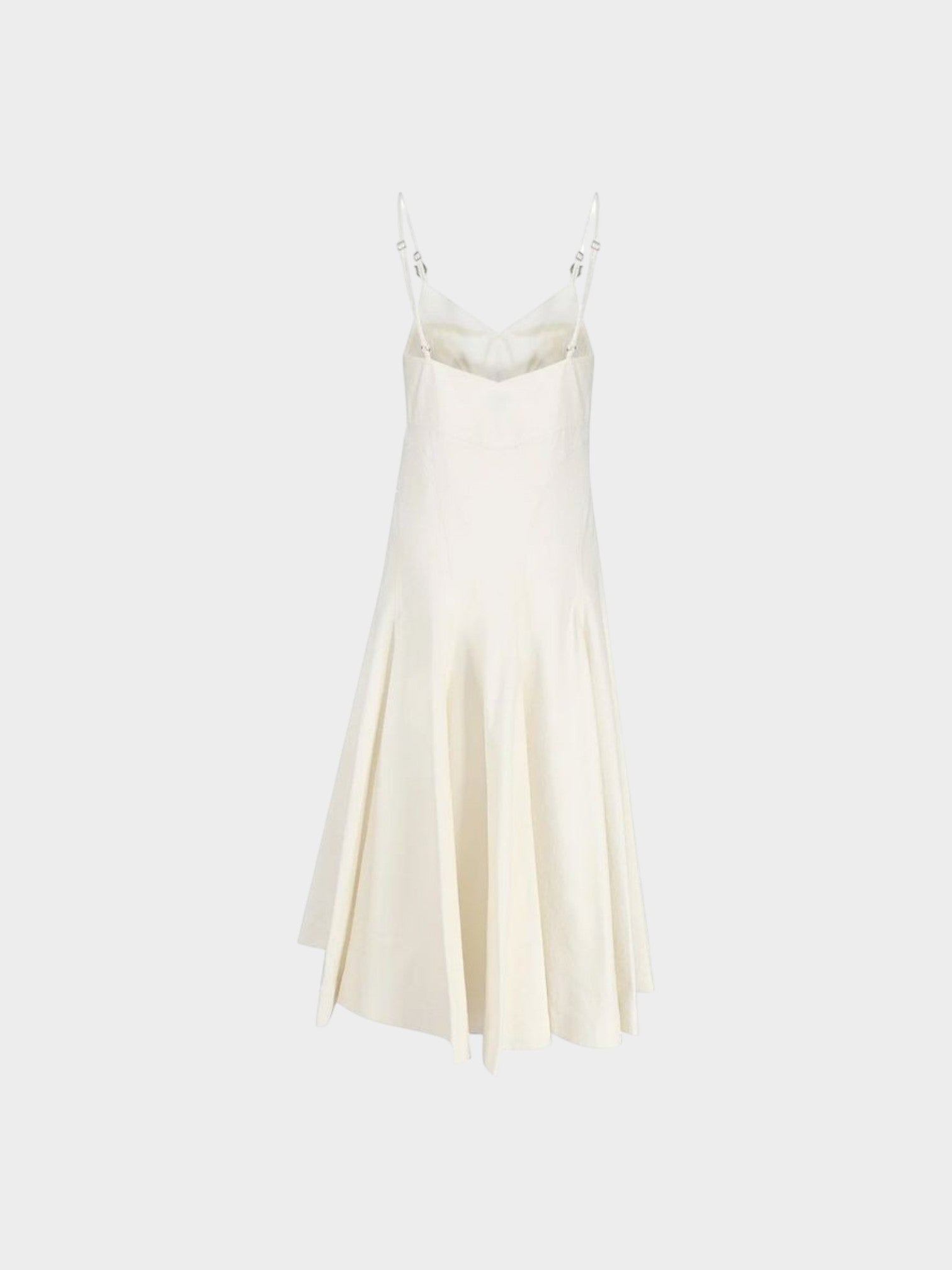 Bottega Veneta White Cotton Casual Dress-thumbmail-2