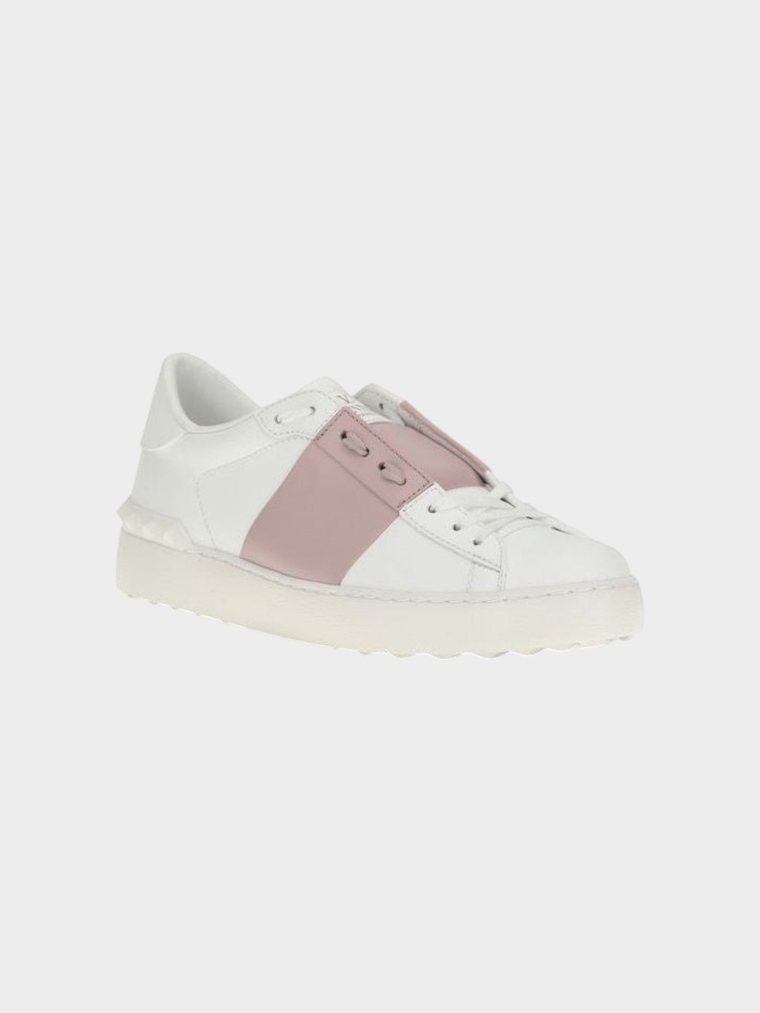 Valentino Garavani White Calf Leather Bos Taurus Sneakers-thumbmail-2