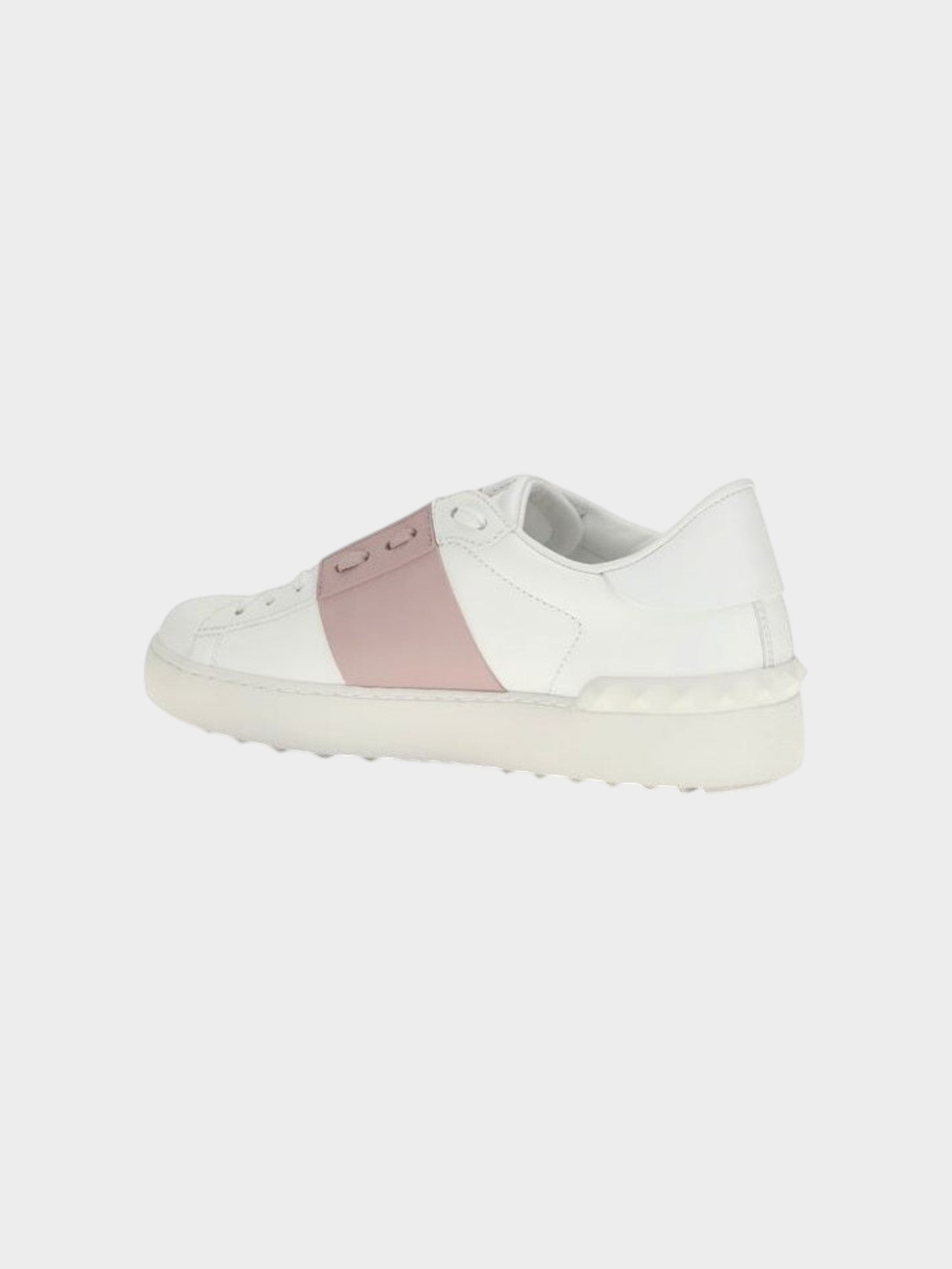Valentino Garavani White Calf Leather Bos Taurus Sneakers-thumbmail-3