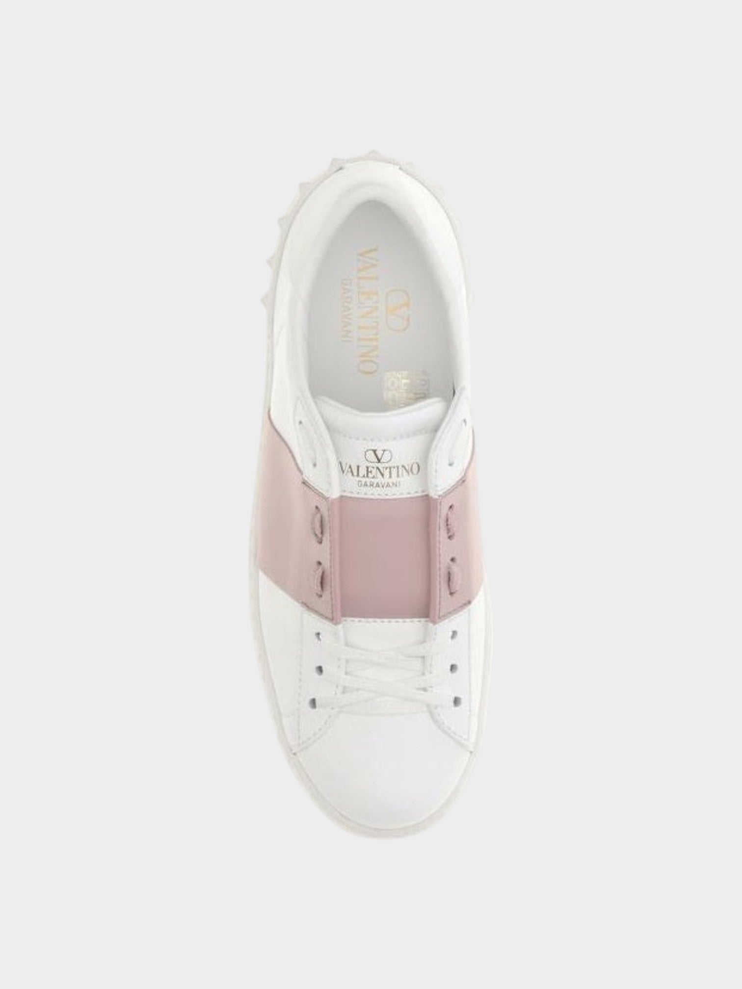 Valentino Garavani White Calf Leather Bos Taurus Sneakers-thumbmail-4
