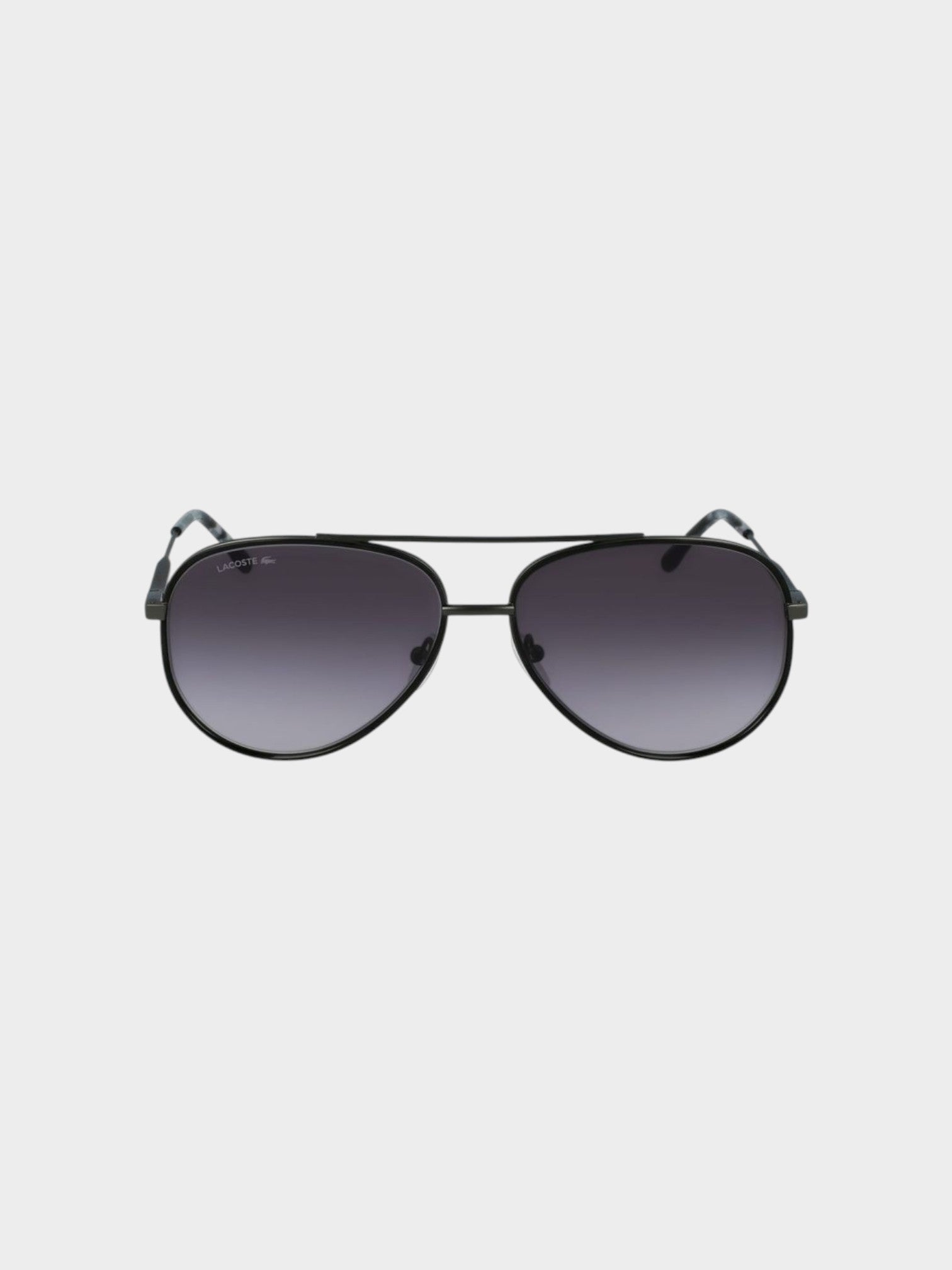 Lacoste Gray Metal Sunglasses