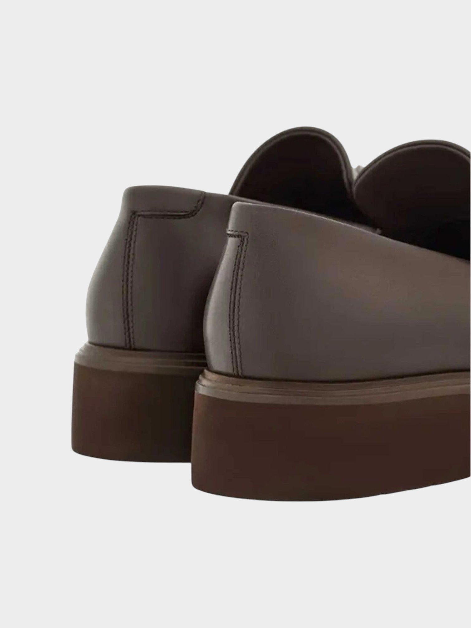 Salvatore Ferragamo Brown Calfskin Slip-On Loafers-thumbmail-3