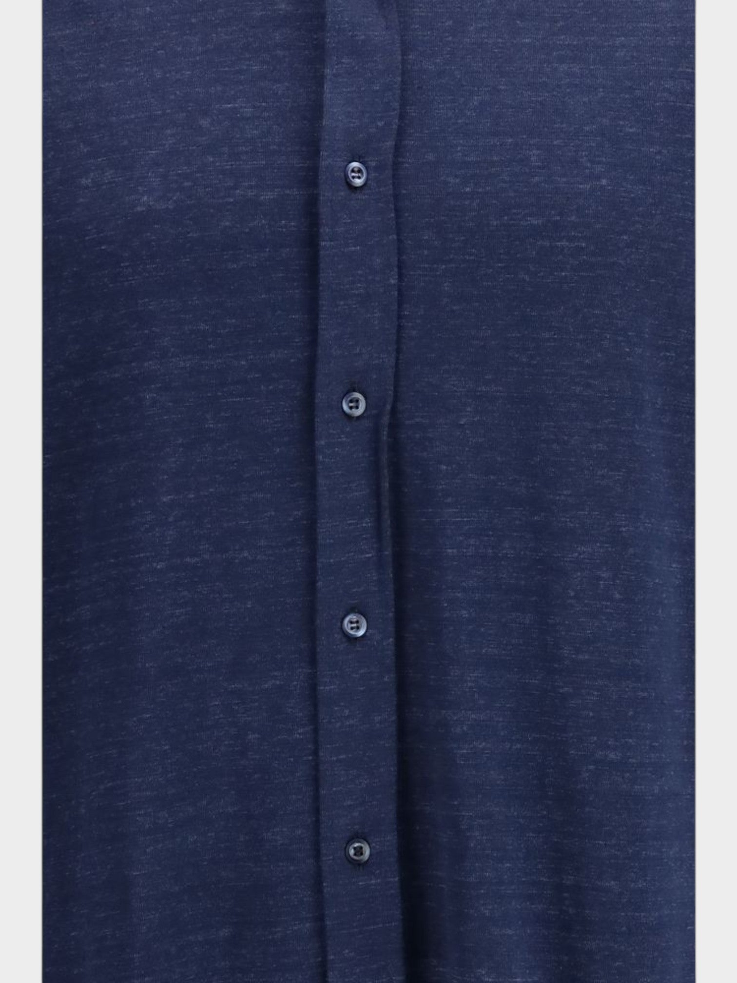 Brunello Cucinelli Blue Linen Dress Shirt-thumbmail-3