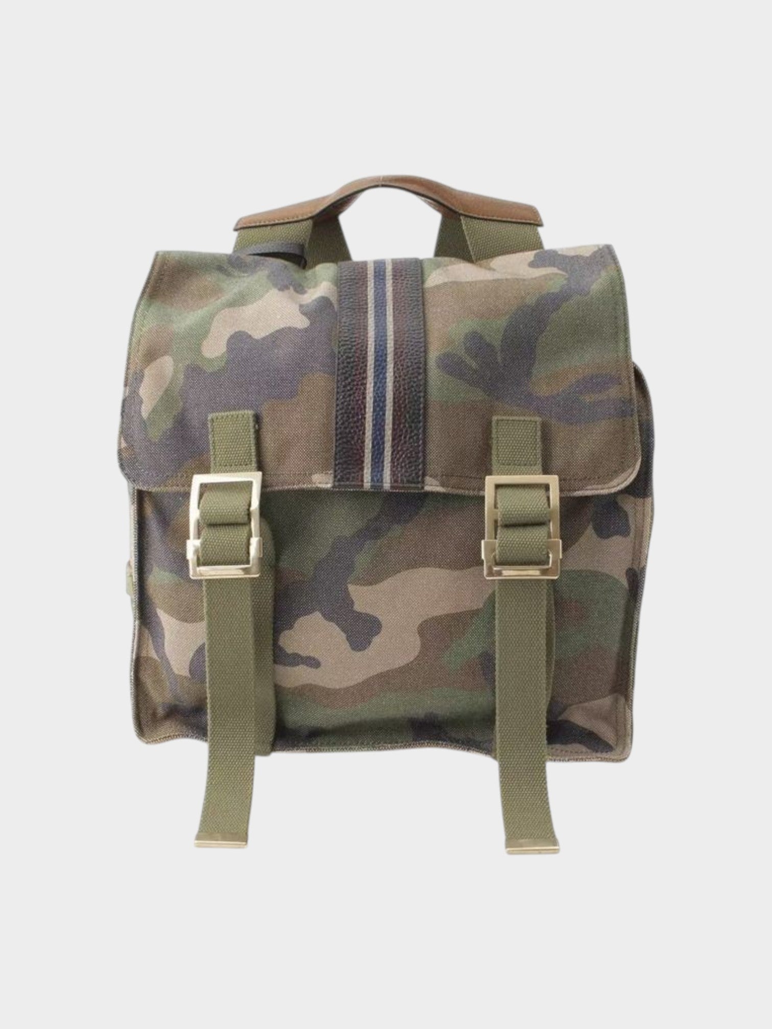 Valentino Bicolor Canvas Backpack