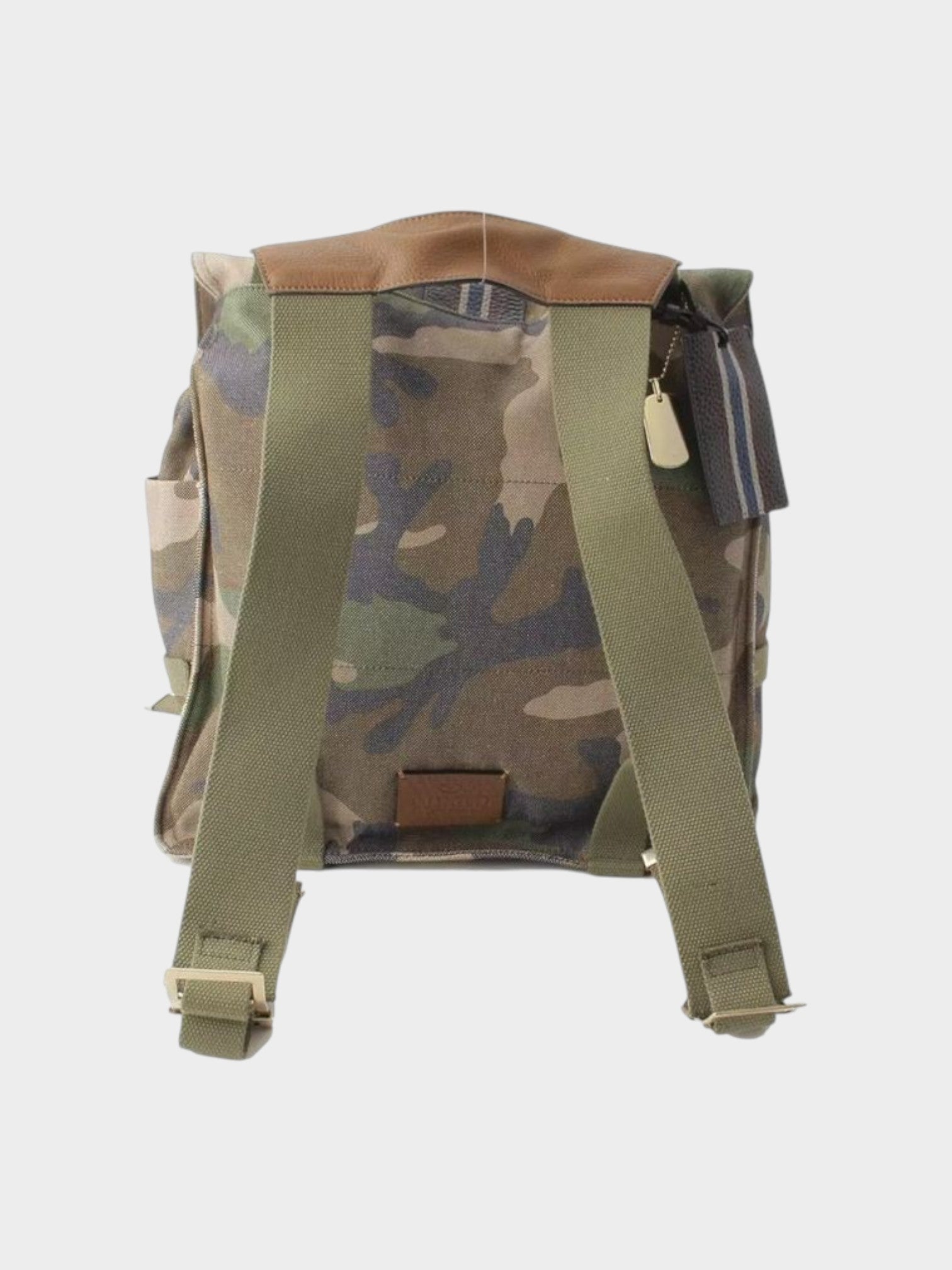 Valentino Bicolor Canvas Backpack-thumbmail-2