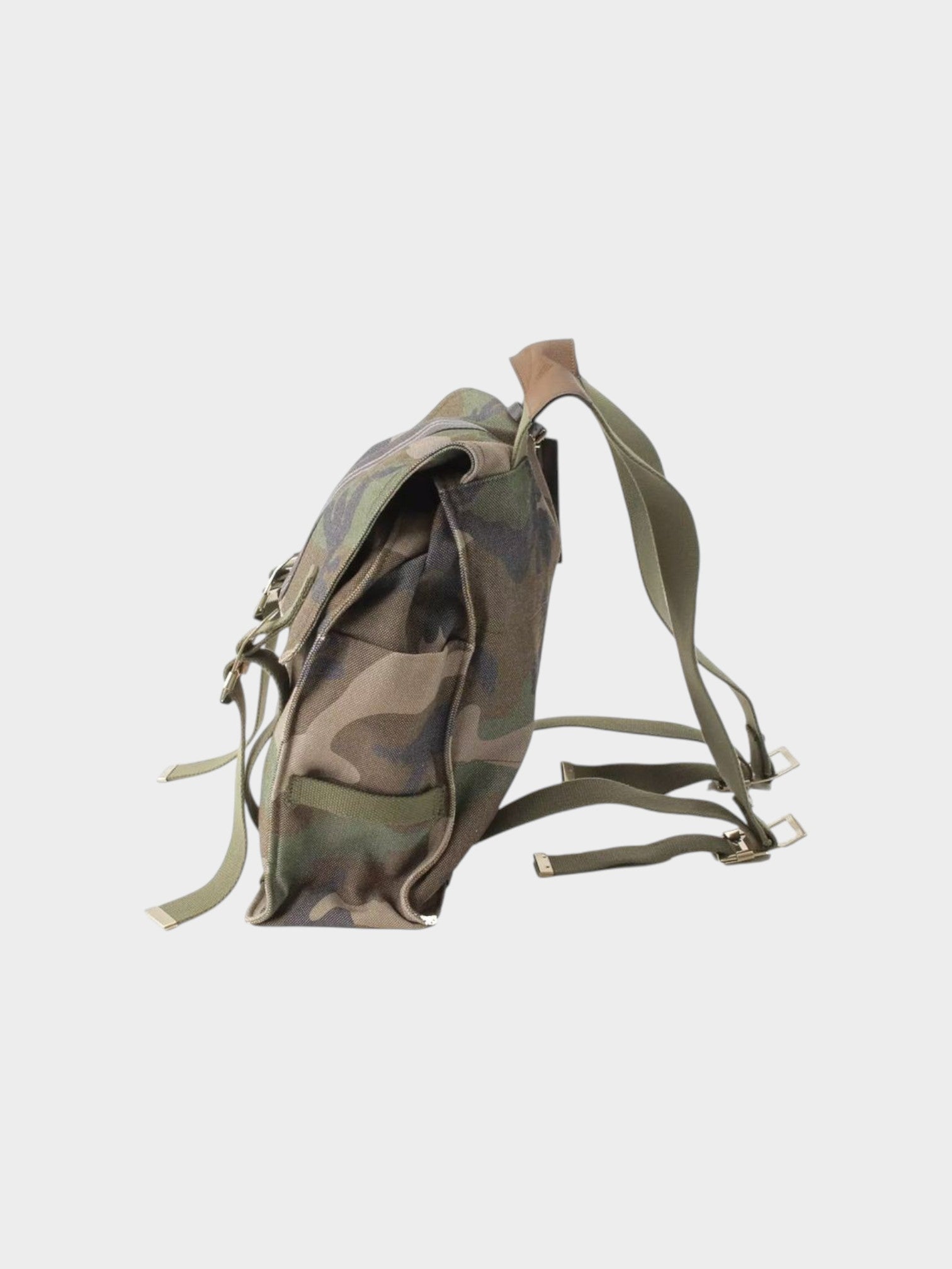 Valentino Bicolor Canvas Backpack-thumbmail-3