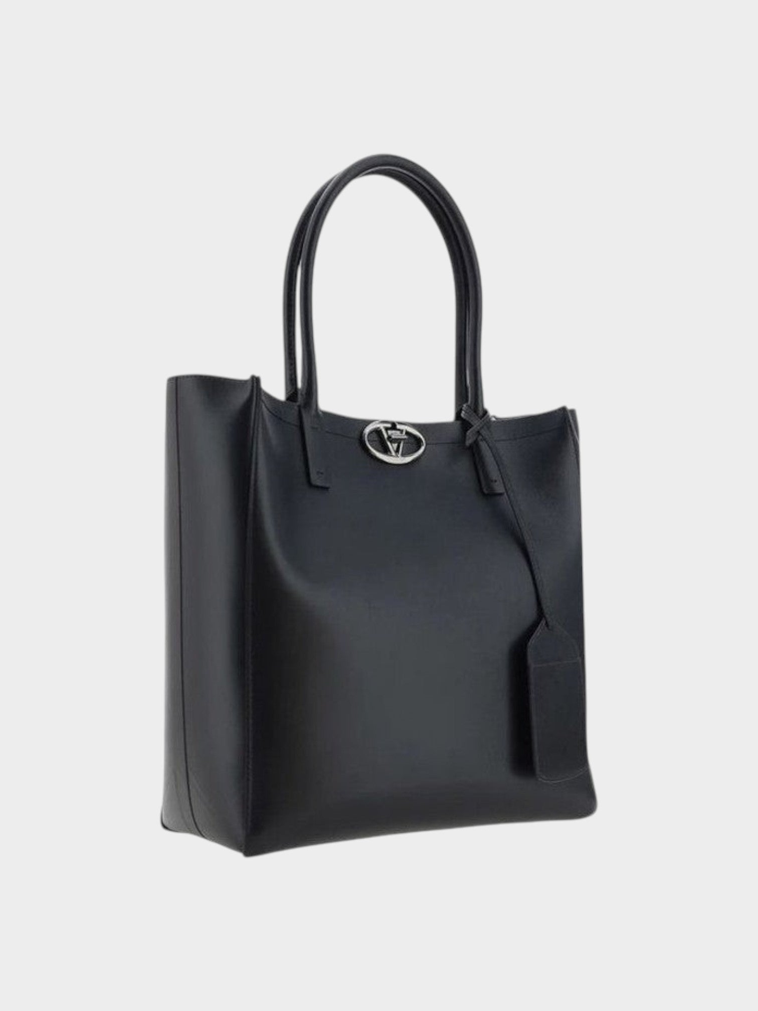 Valentino Garavani Black Calfskin Tote Bag-thumbmail-2
