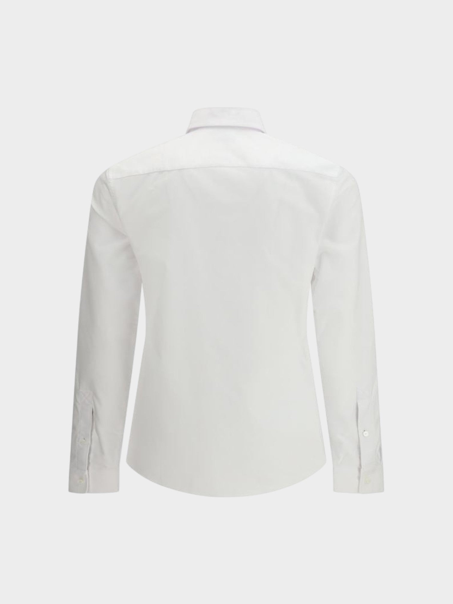 Burberry White Cotton Dress Shirt-thumbmail-2