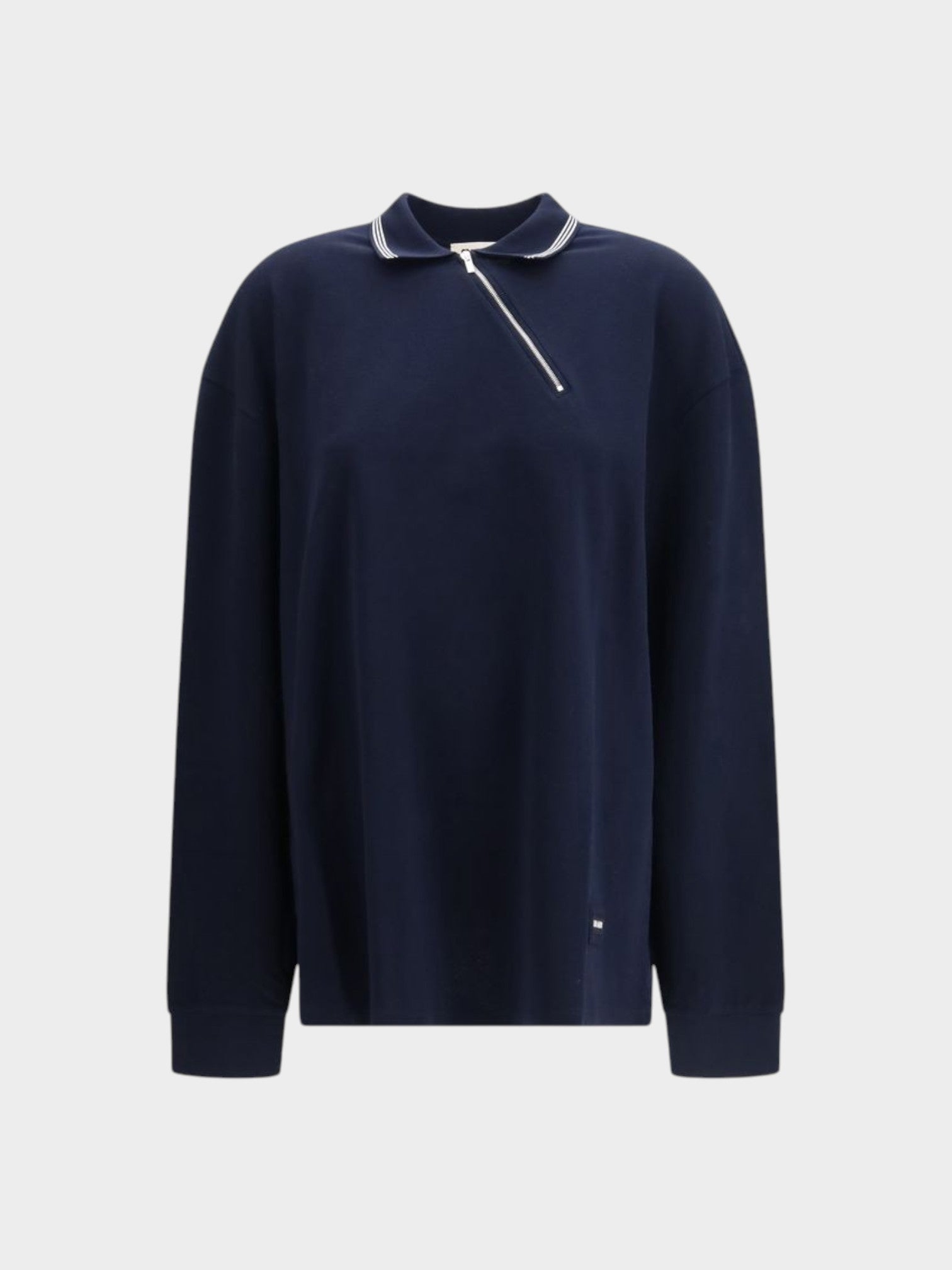 Miu Miu Blue Cotton Polo Shirt