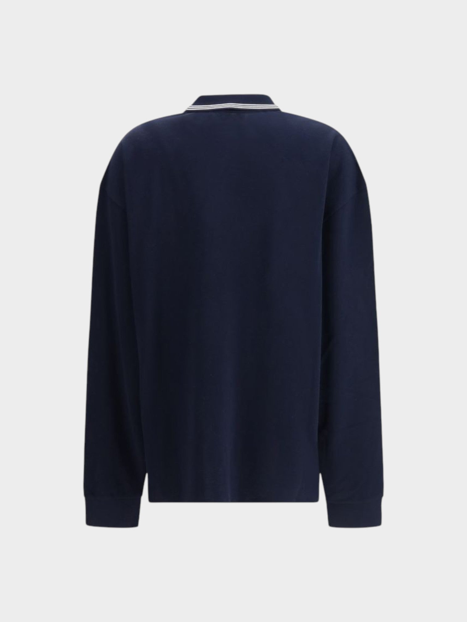 Miu Miu Blue Cotton Polo Shirt-thumbmail-2