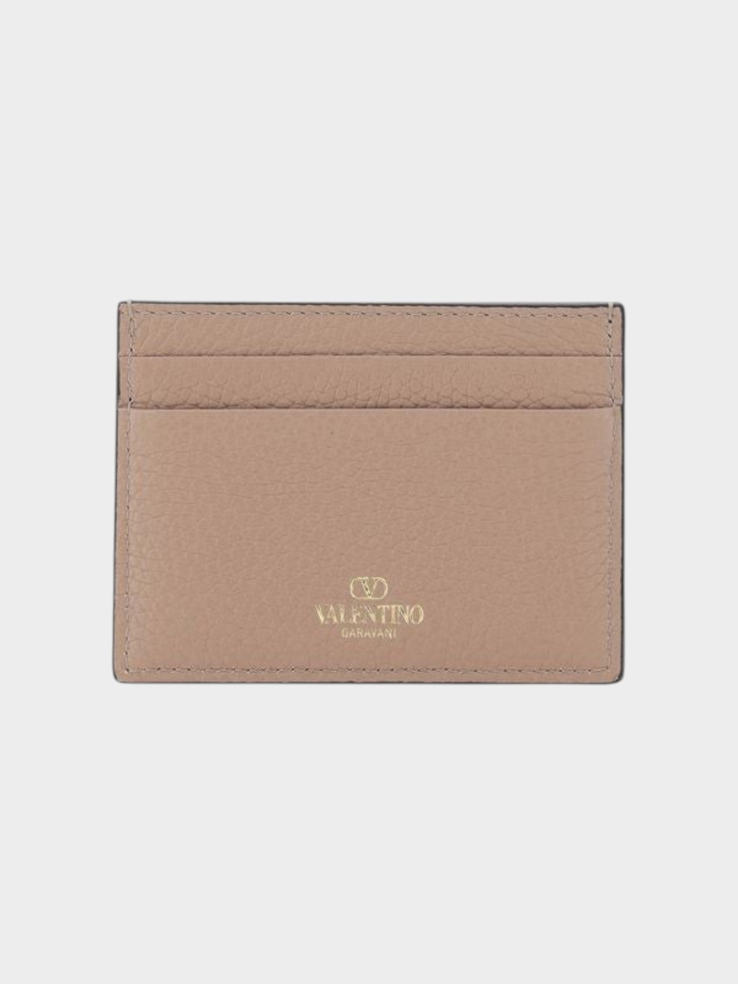 Valentino Garavani Beige Calf Leather Bos Taurus Wallet-thumbmail-2