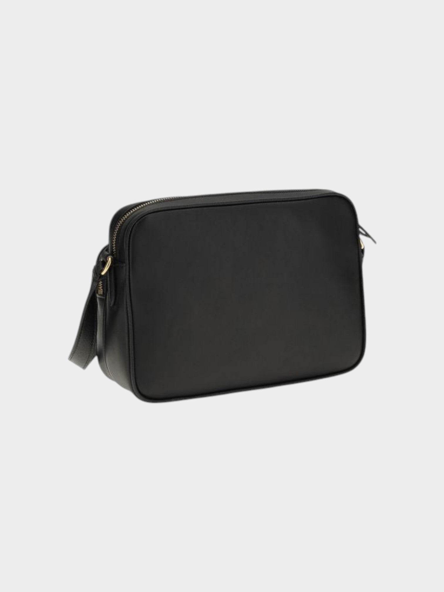 Valentino Garavani Black Calf Leather Bos Taurus Shoulder Bag-thumbmail-3