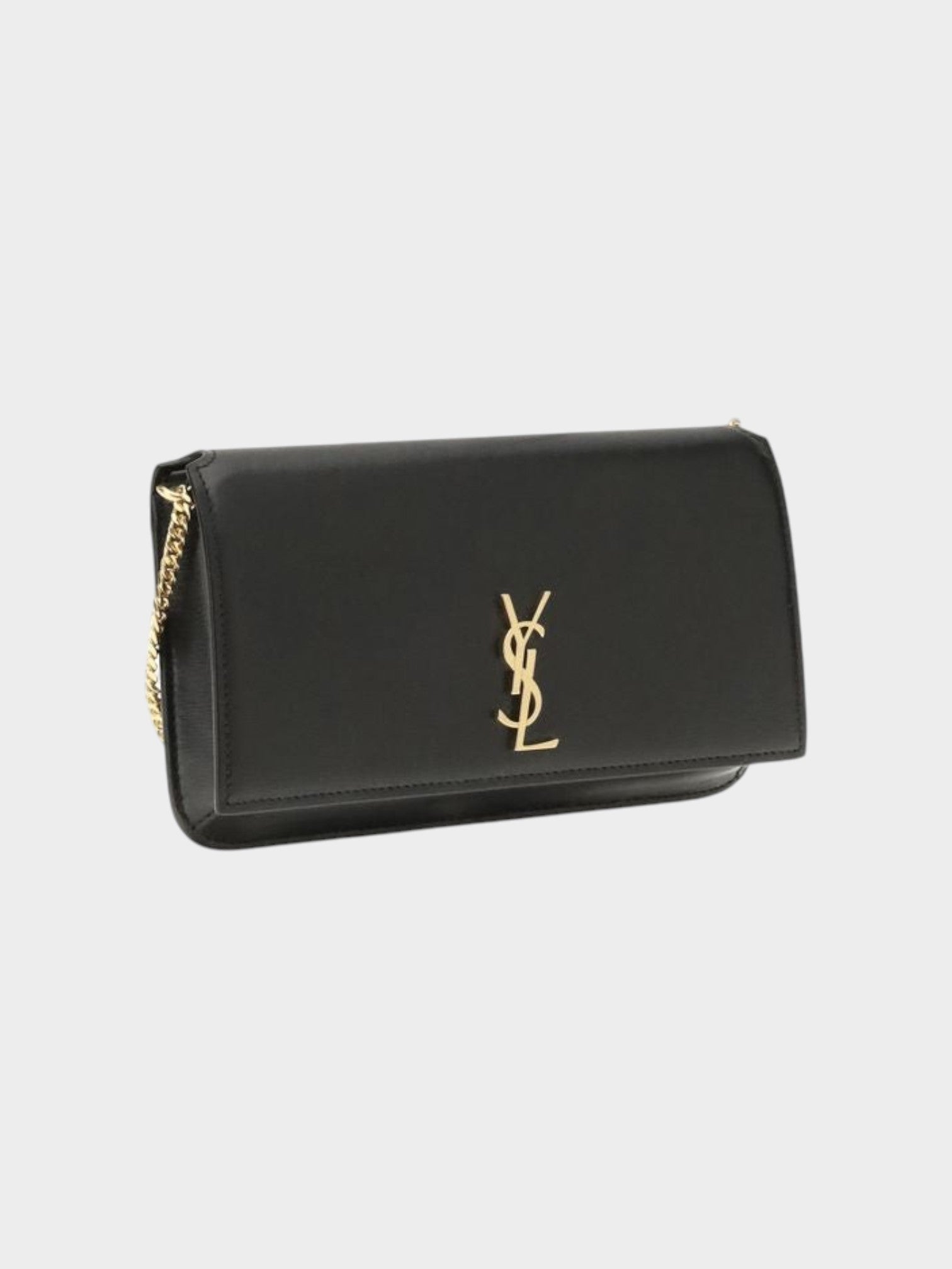Saint Laurent Black Calf Leather Bos Taurus Shoulder Bag-thumbmail-2