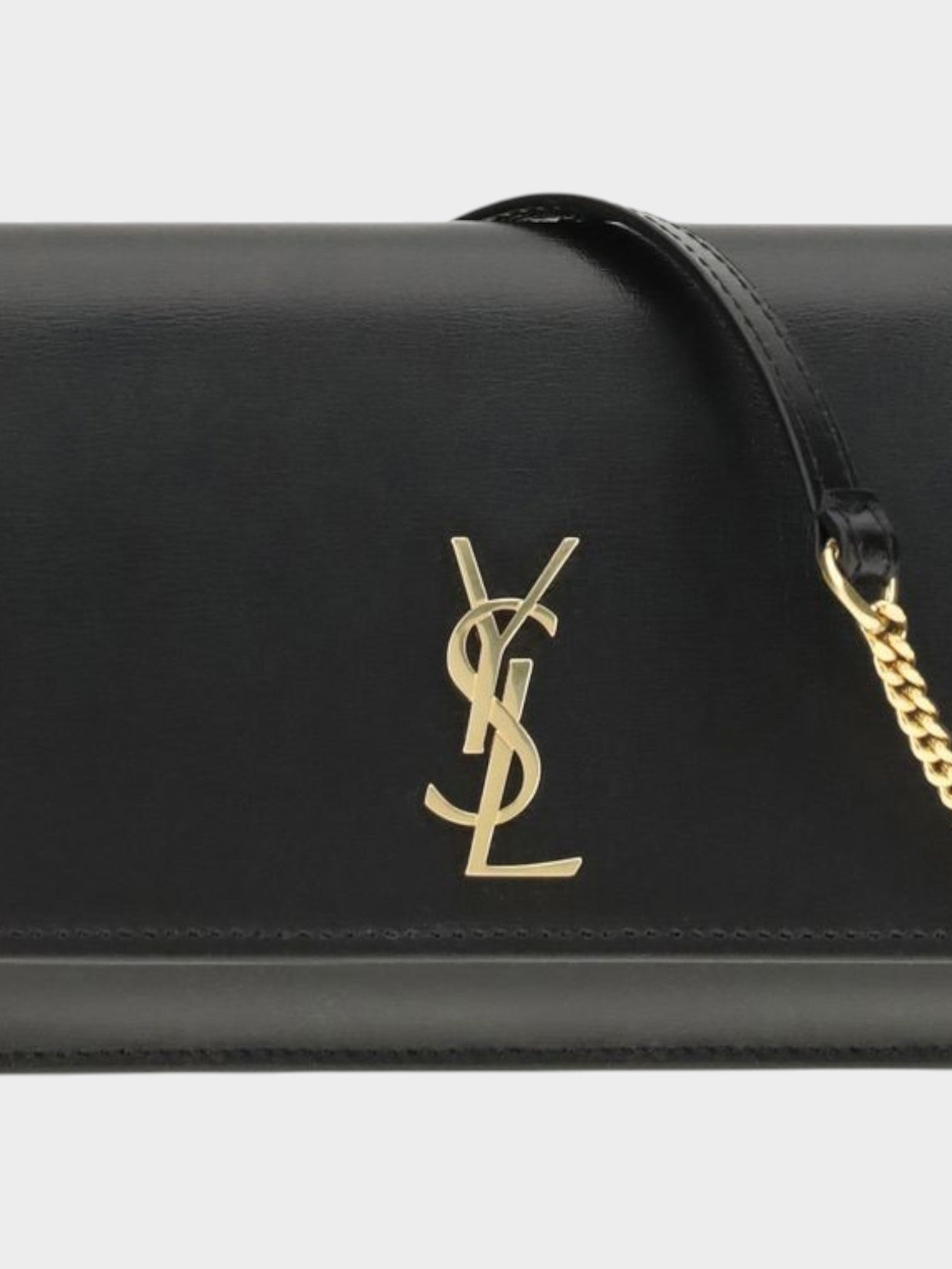 Saint Laurent Black Calf Leather Bos Taurus Shoulder Bag-thumbmail-4