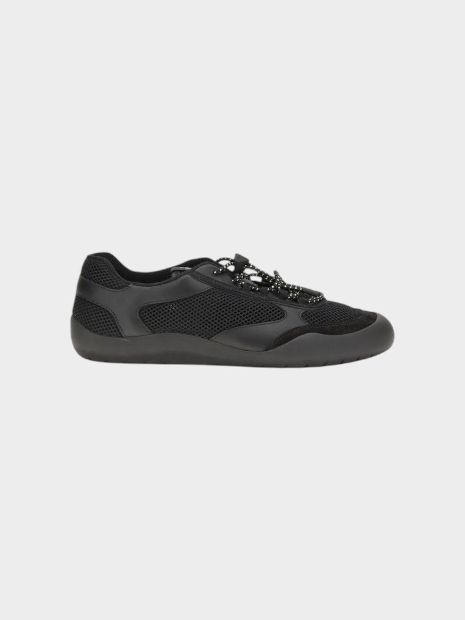 Prada Black Polyester Athletic Sneakers