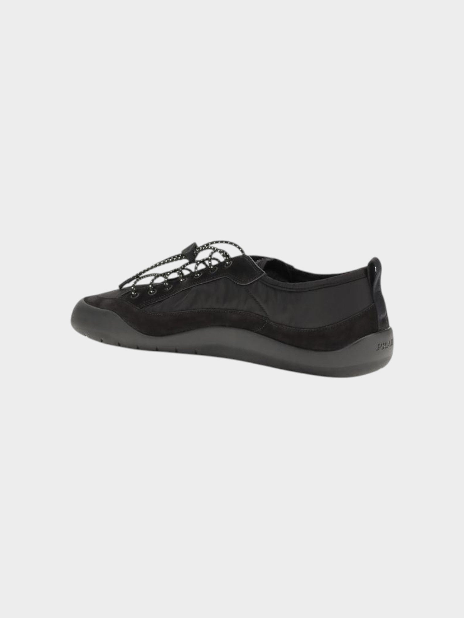 Prada Black Recycled Polyamide Athletic Sneakers-thumbmail-3