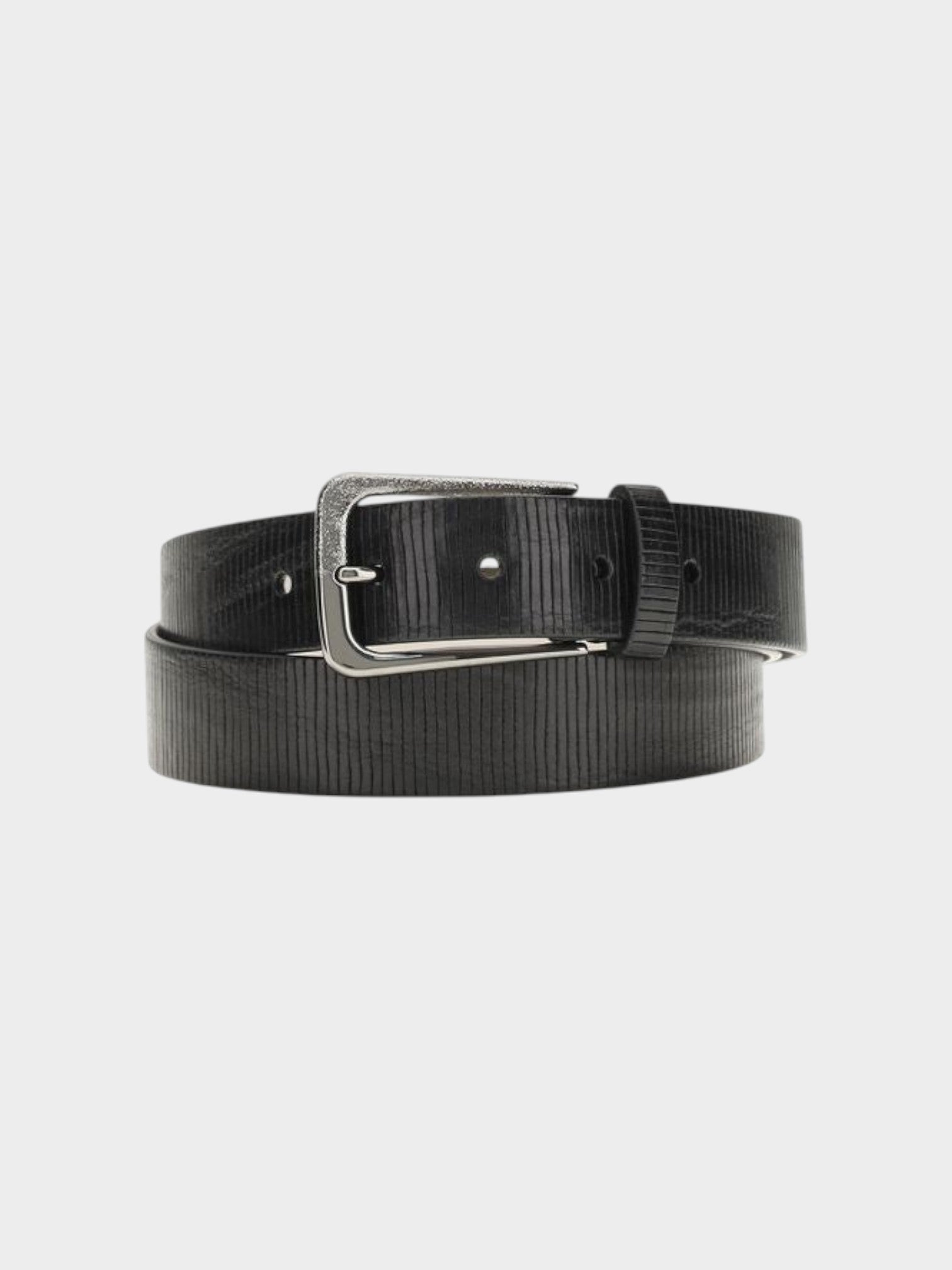 Brunello Cucinelli Black Calf Leather Bos Taurus Regular Belt