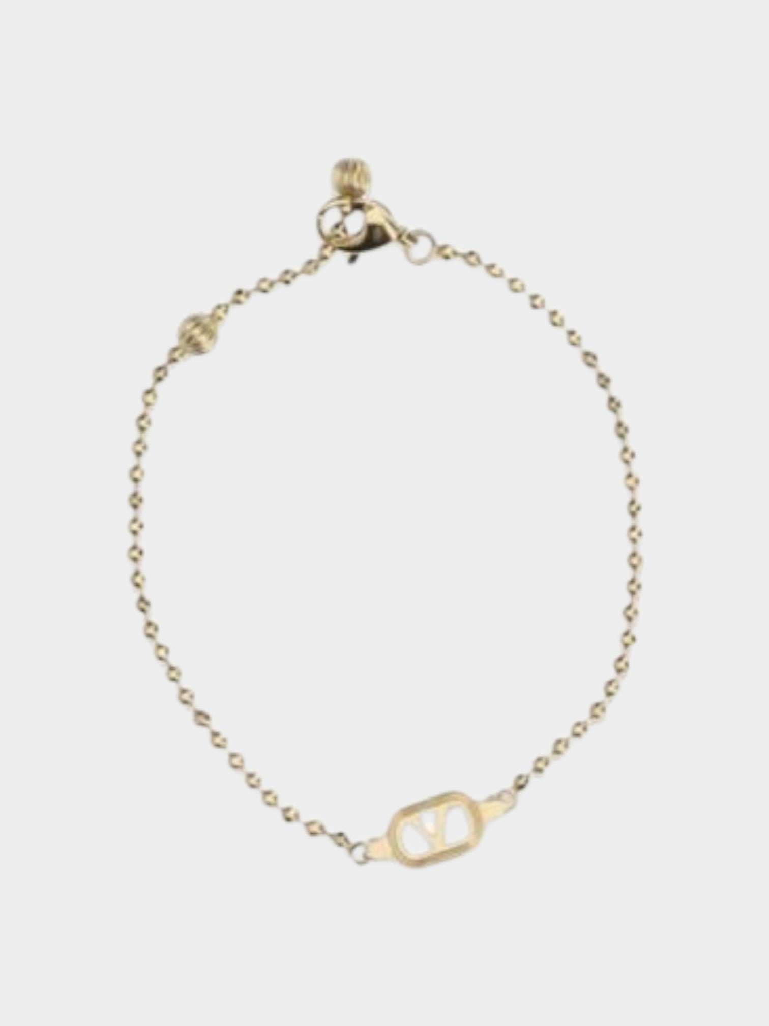 Valentino Garavani Gold Brass Bracelet-thumbmail-2