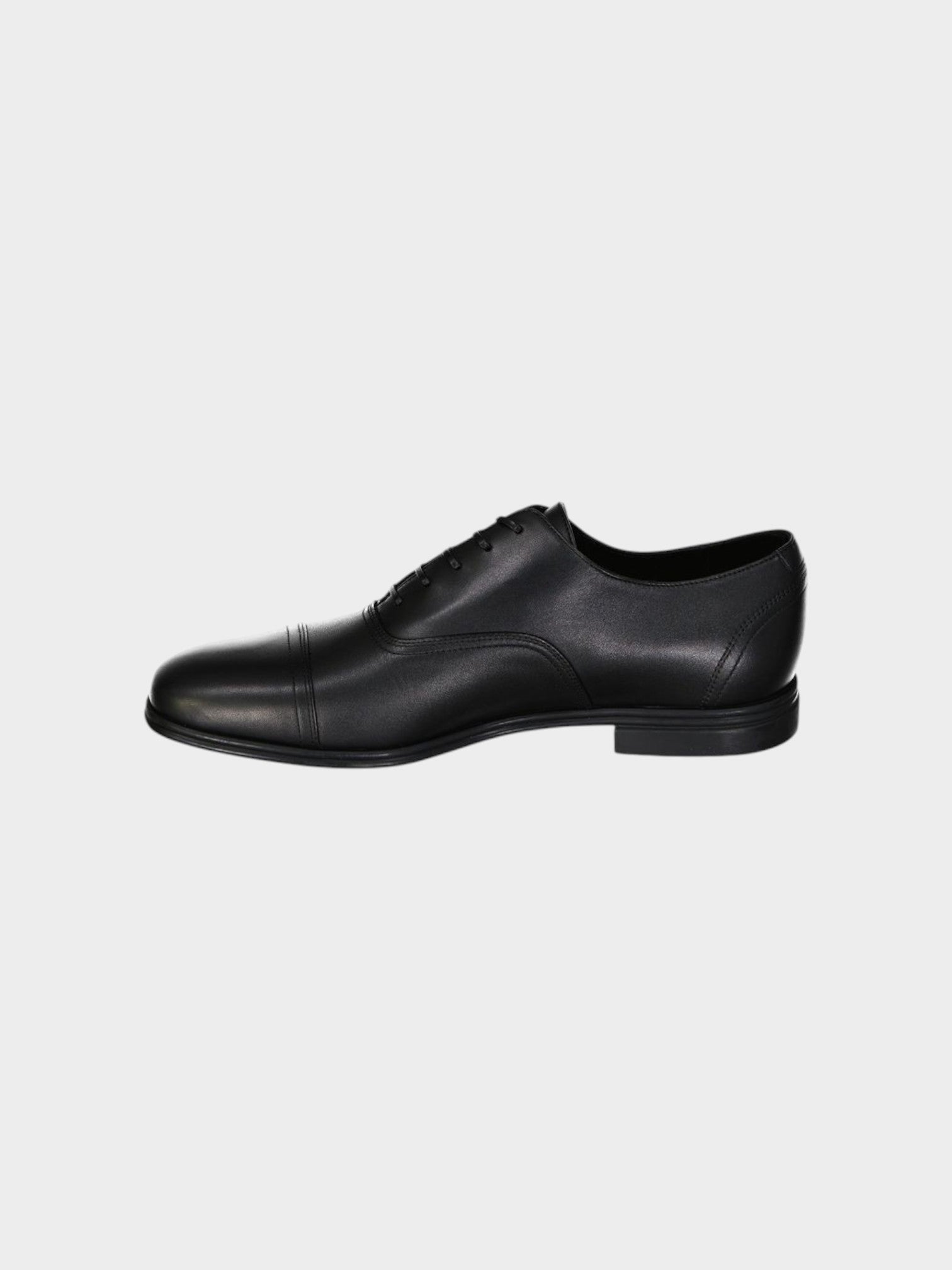 Salvatore Ferragamo Black Leather Oxfords And Derbies-thumbmail-3