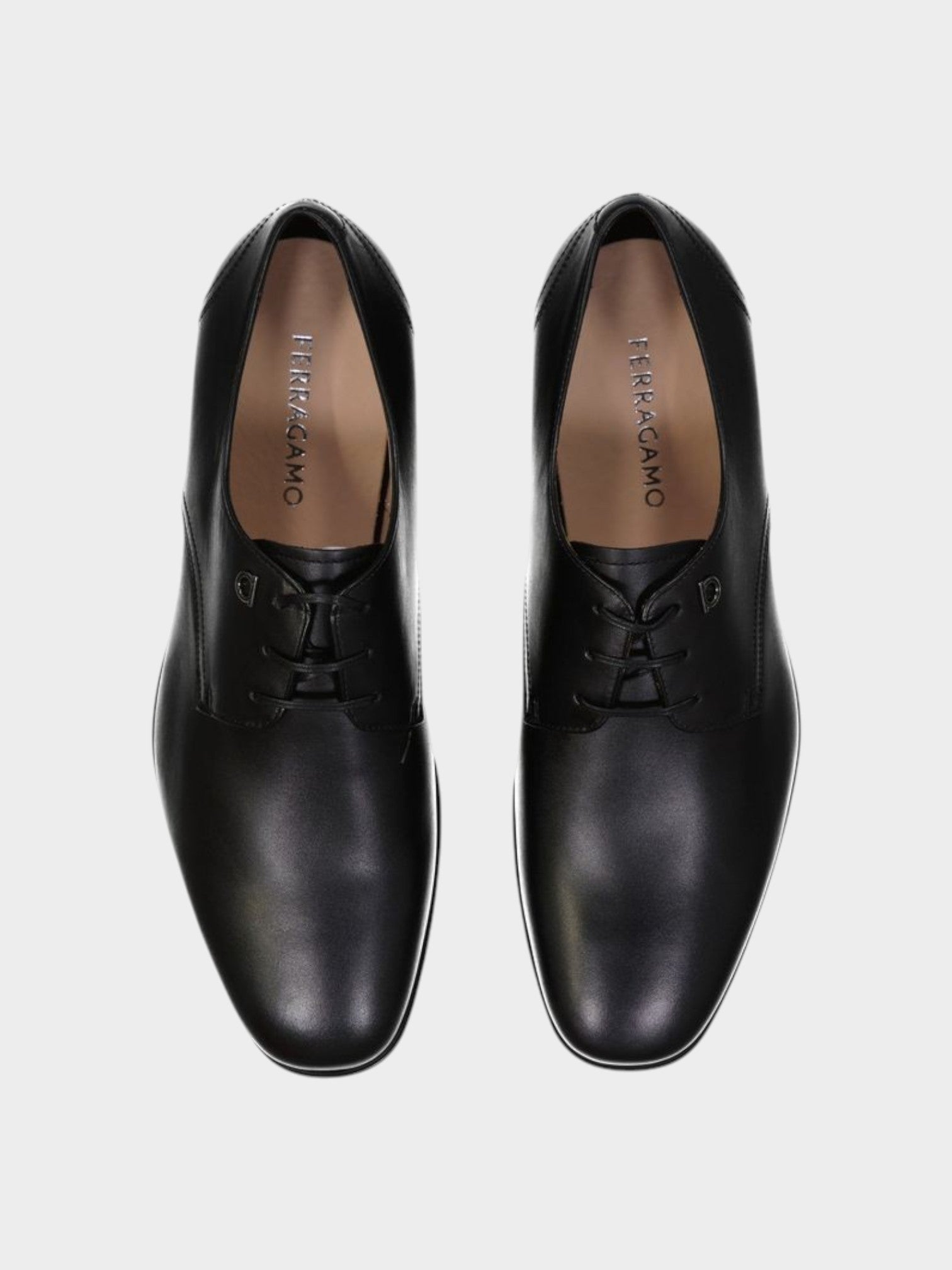 Salvatore Ferragamo Black Leather Oxfords And Derbies-thumbmail-4