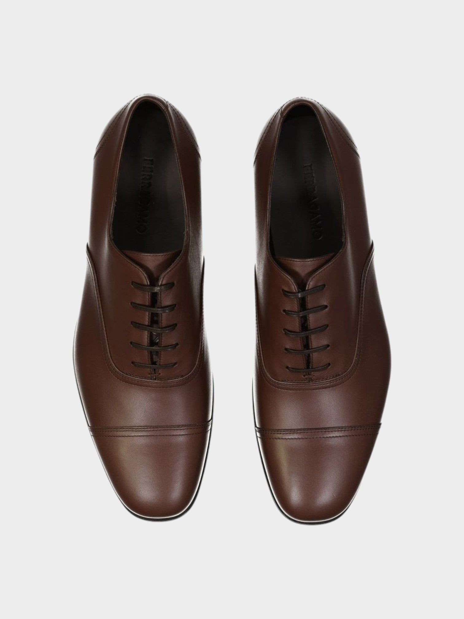 Salvatore Ferragamo Brown Leather Oxfords And Derbies-thumbmail-4