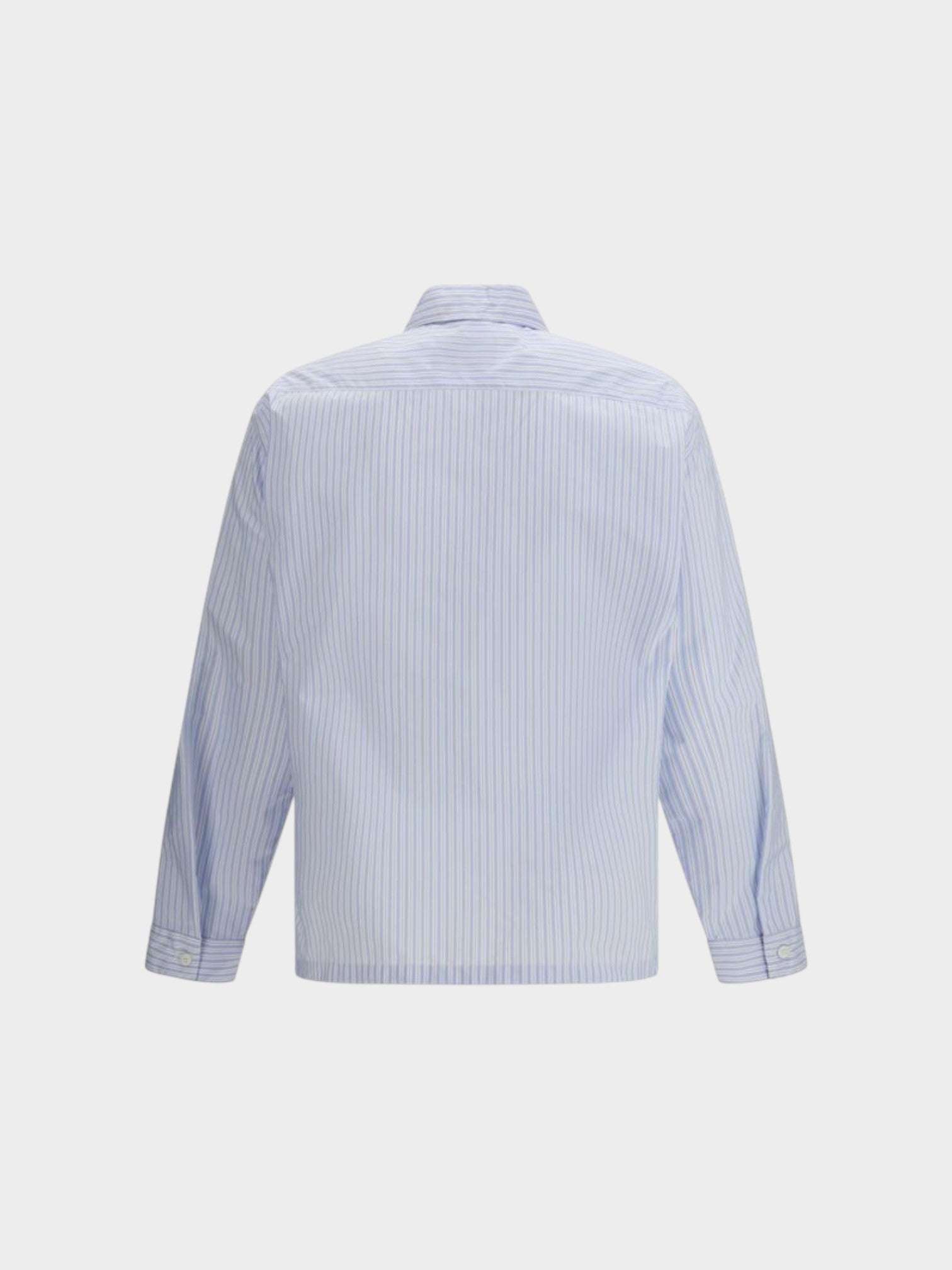 Prada Blue Polyamide Pattern Shirt-thumbmail-2