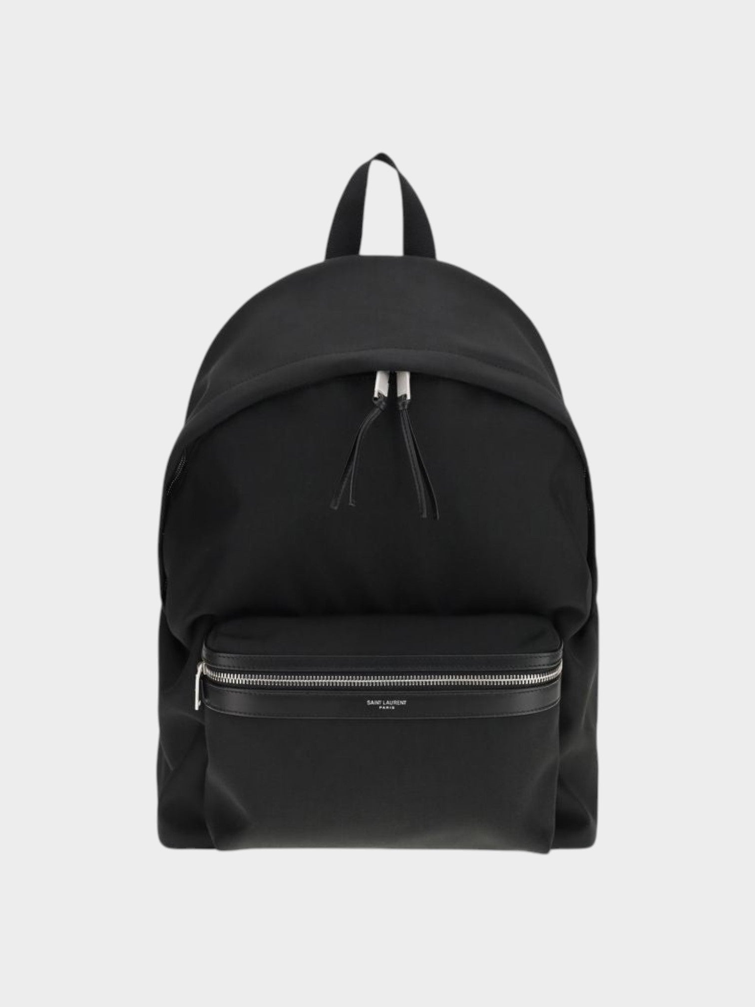 Saint Laurent Black Fabric Backpack